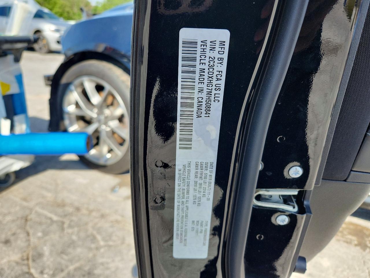 2021 Dodge Charger Gt Black vin: 2C3CDXHG7MH508841