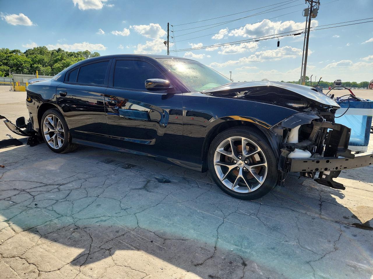 2021 Dodge Charger Gt Black vin: 2C3CDXHG7MH508841