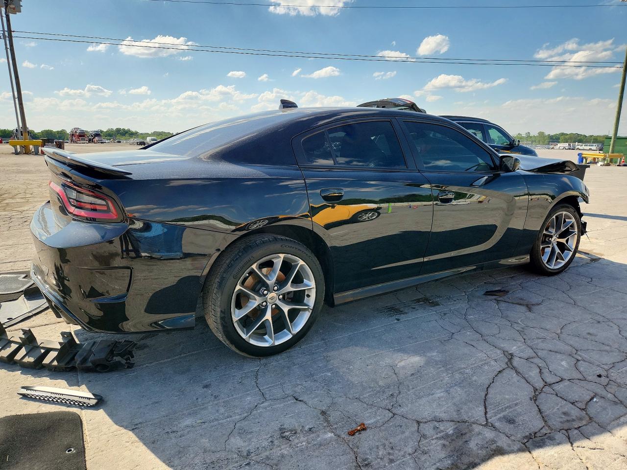 2021 Dodge Charger Gt Black vin: 2C3CDXHG7MH508841
