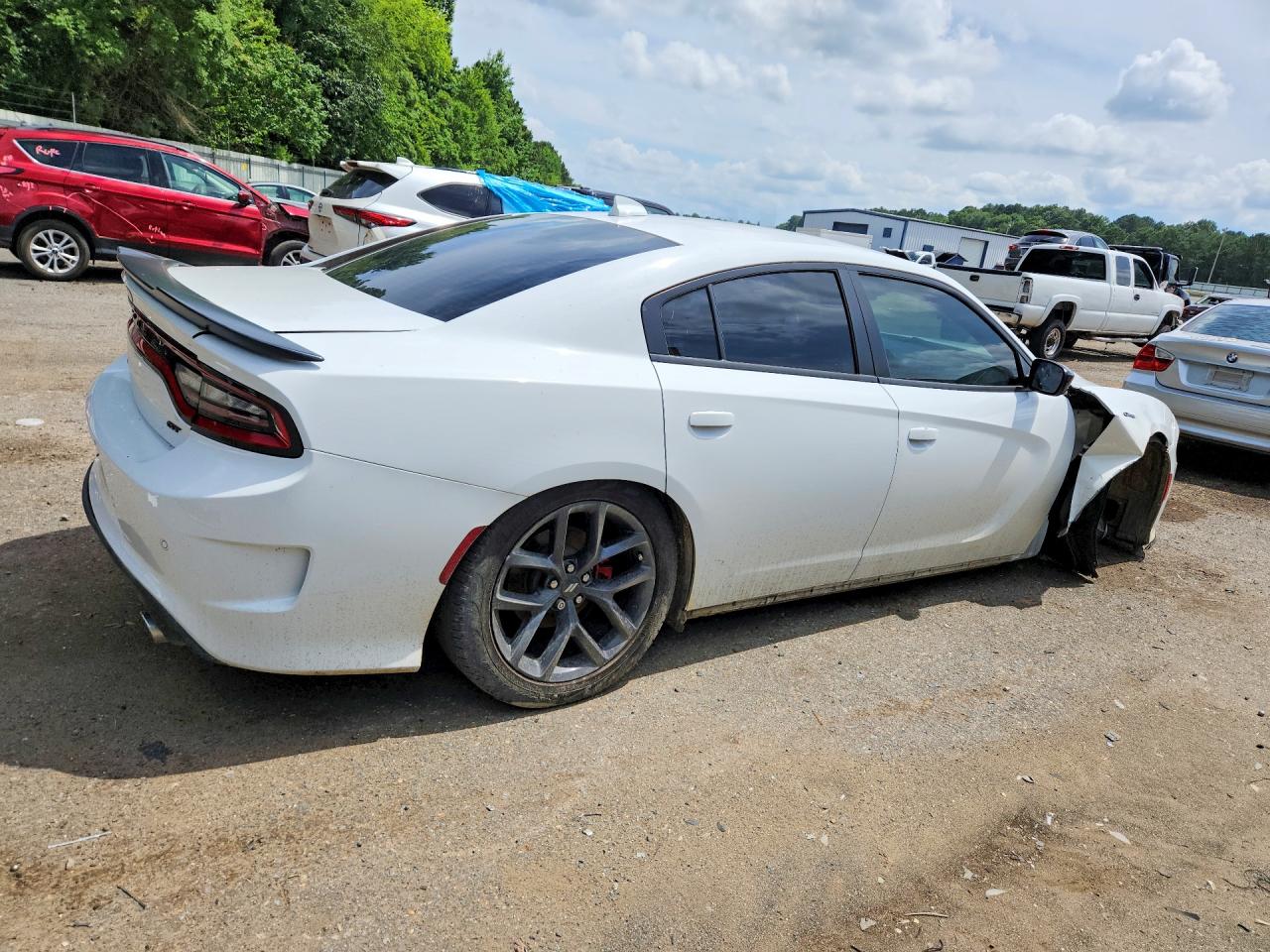 2021 Dodge Charger Gt White vin: 2C3CDXHG7MH658450