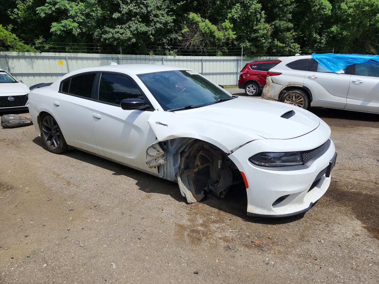 2021 Dodge Charger Gt White vin: 2C3CDXHG7MH658450