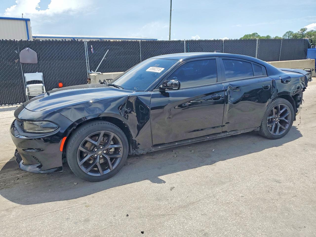 2023 Dodge Charger Gt Black vin: 2C3CDXHG7PH513008