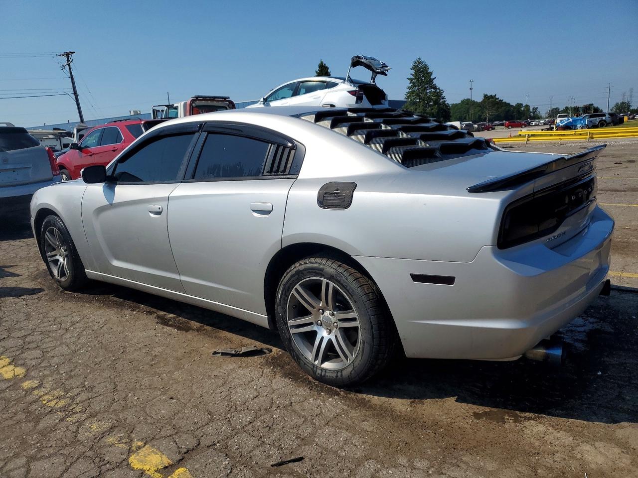 2012 Dodge Charger Sxt Silver vin: 2C3CDXHG8CH140202