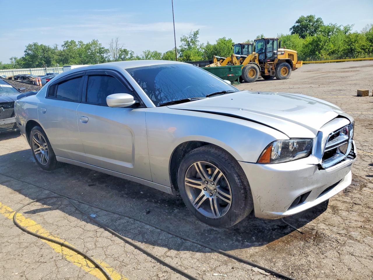 2012 Dodge Charger Sxt Silver vin: 2C3CDXHG8CH140202
