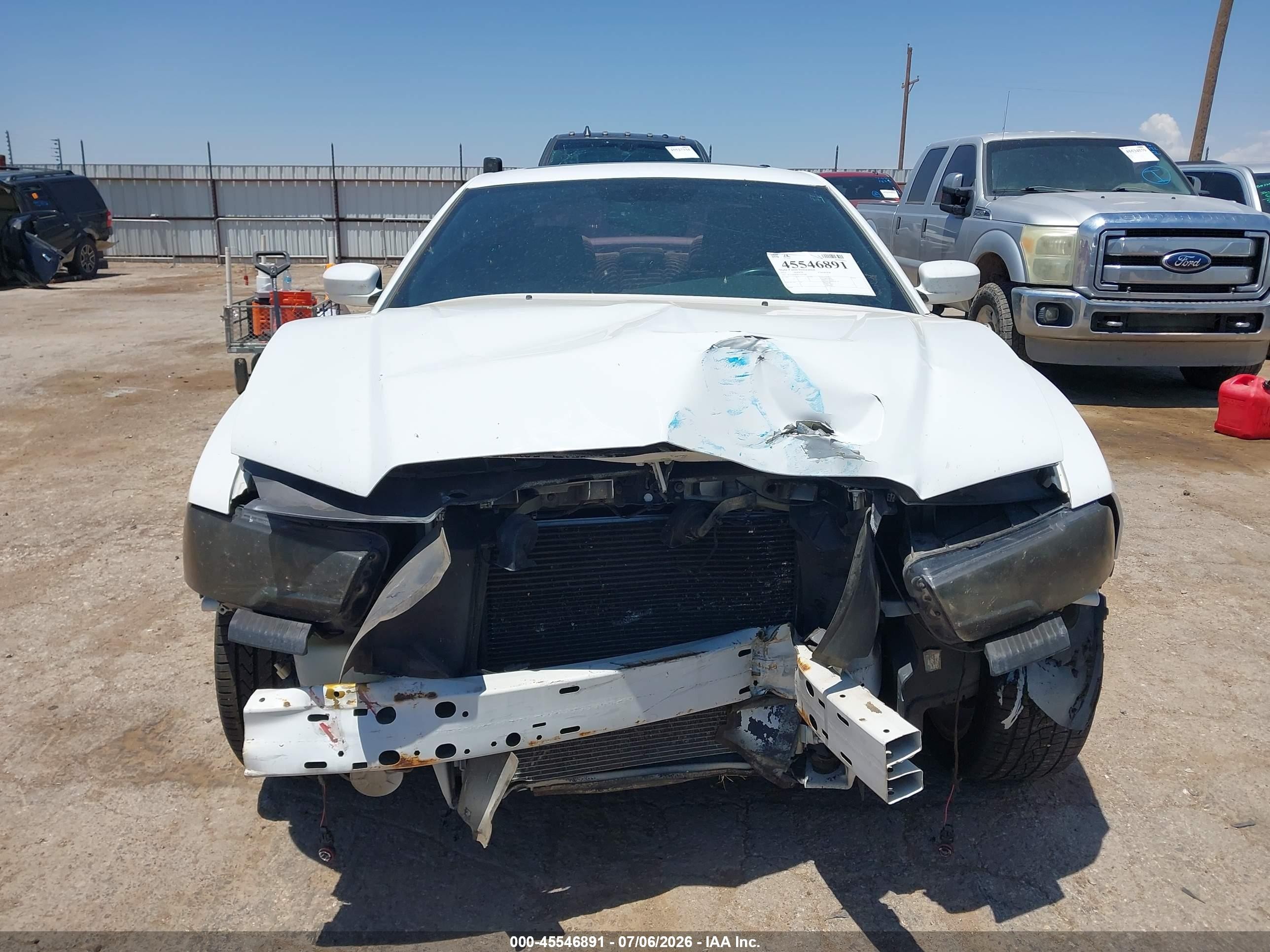2012 Dodge Charger Sxt White vin: 2C3CDXHG8CH142208