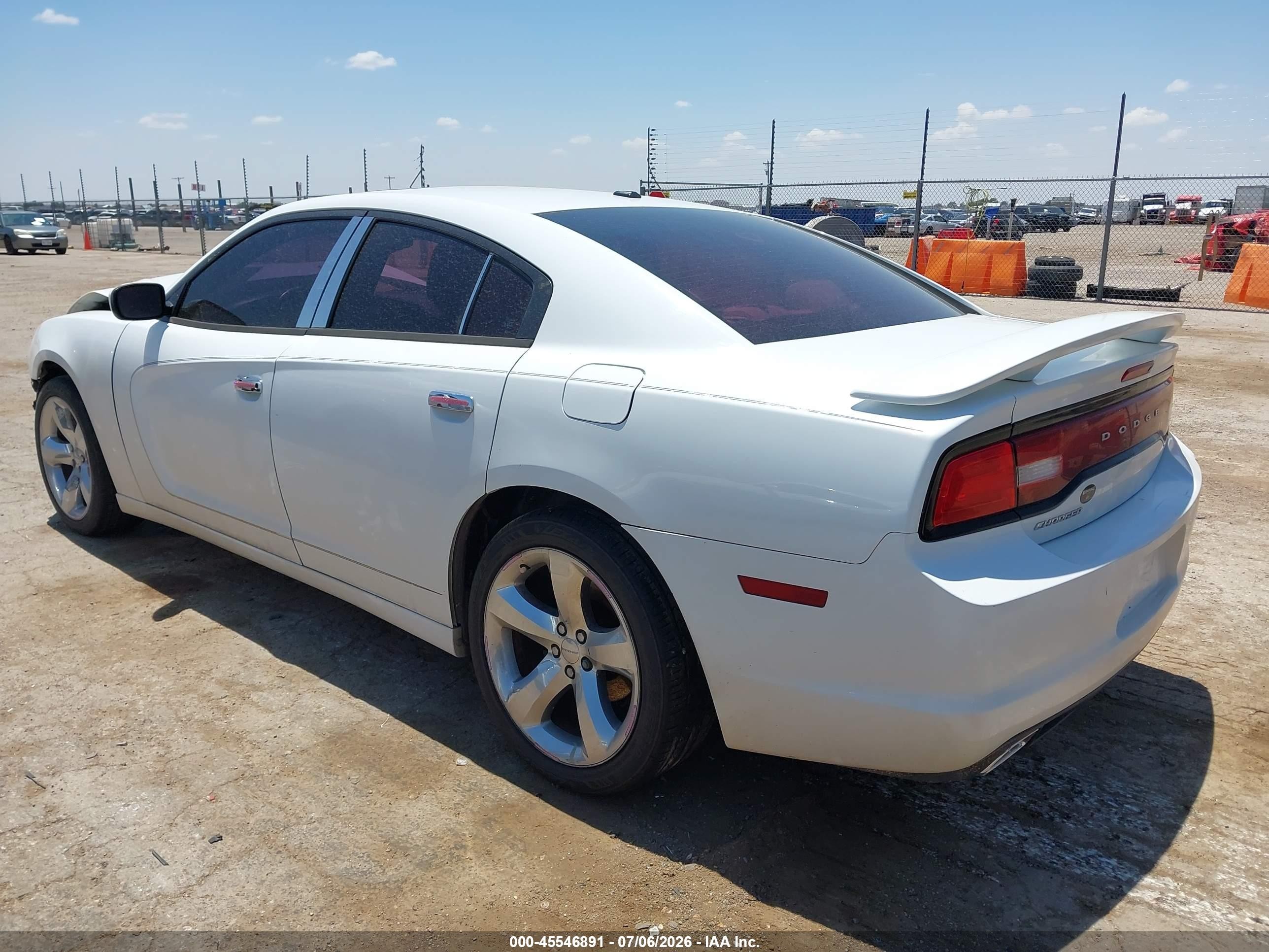 2012 Dodge Charger Sxt White vin: 2C3CDXHG8CH142208