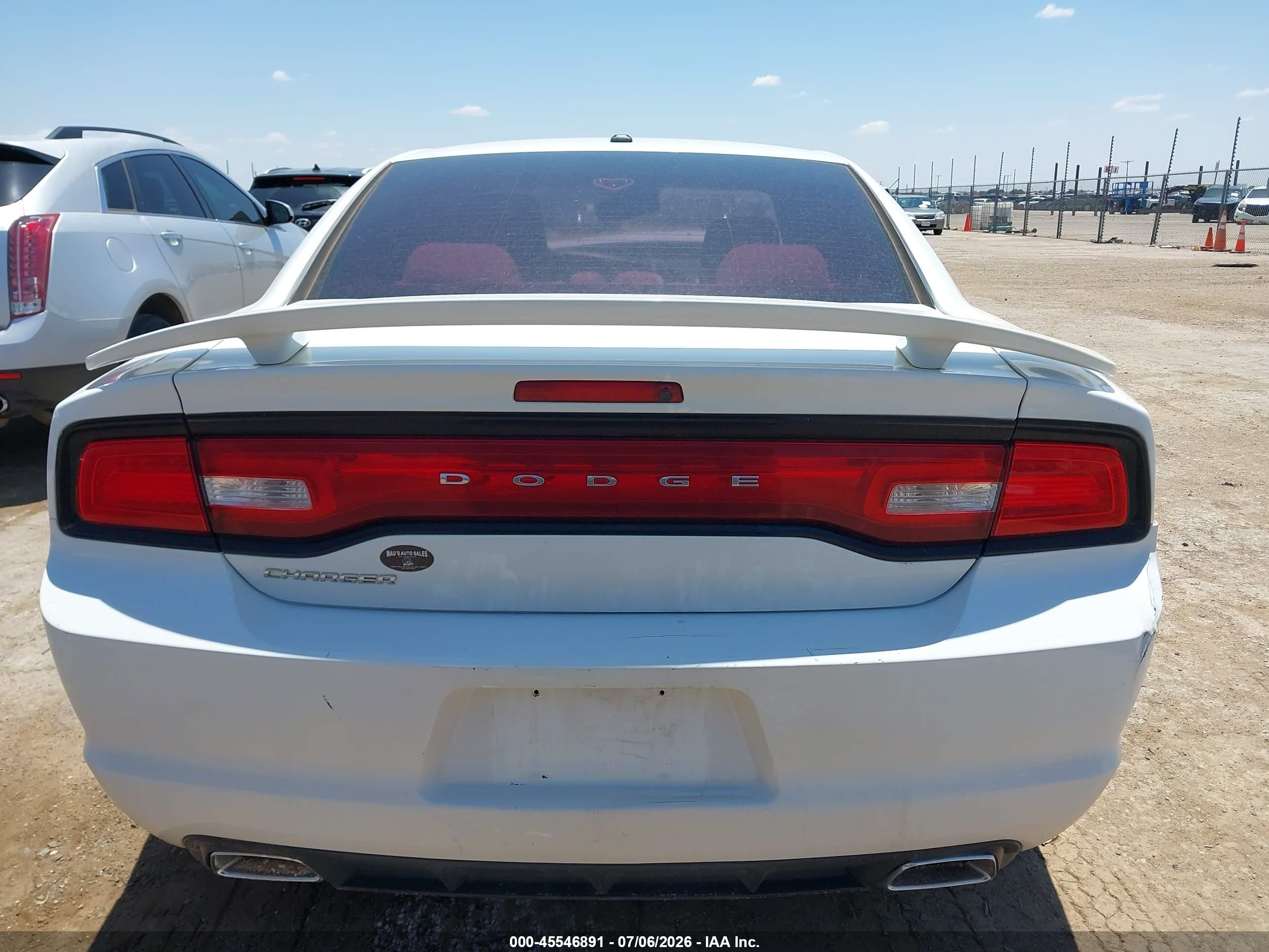 2012 Dodge Charger Sxt White vin: 2C3CDXHG8CH142208