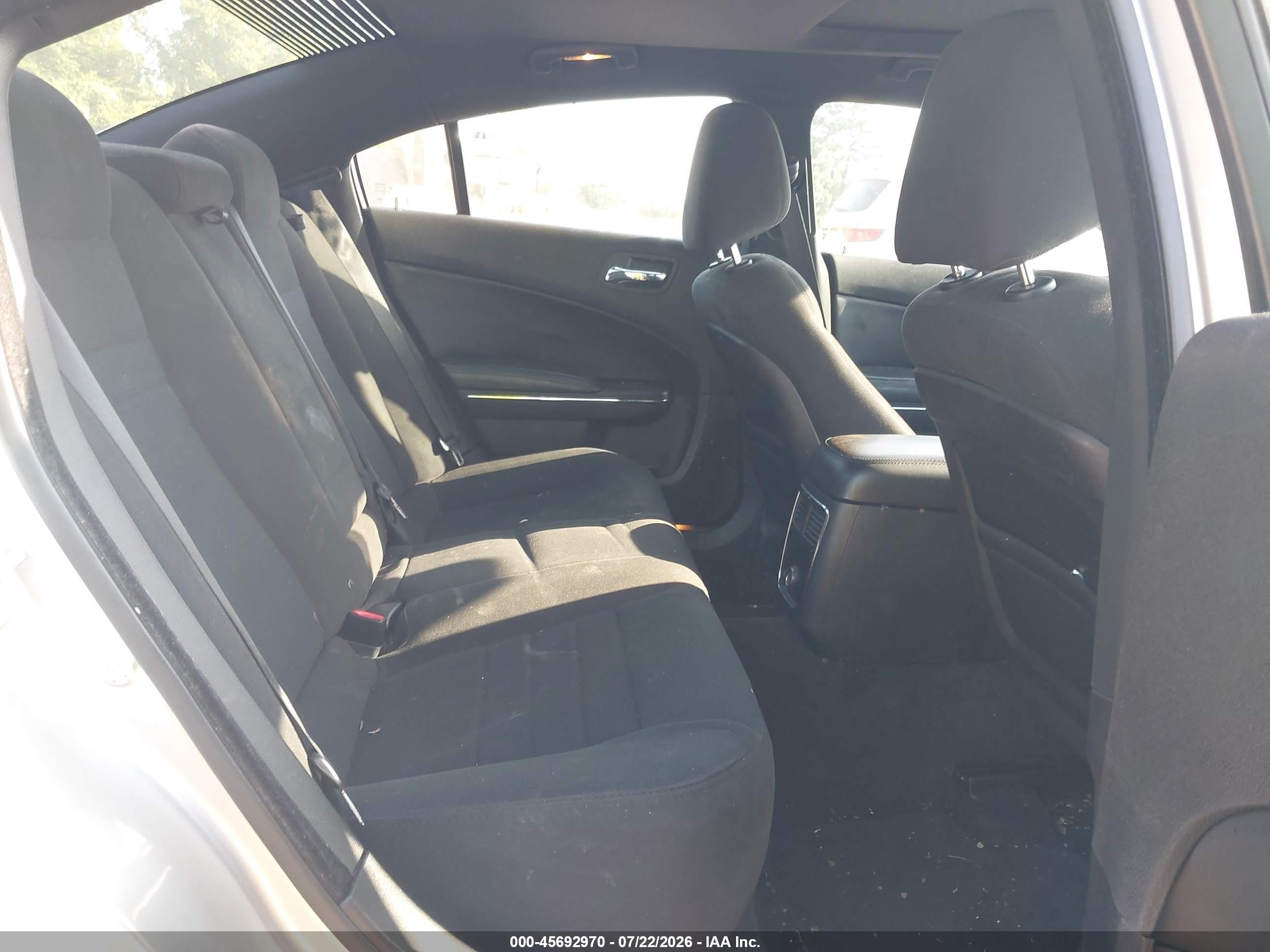 2012 Dodge Charger Sxt Silver vin: 2C3CDXHG8CH172826