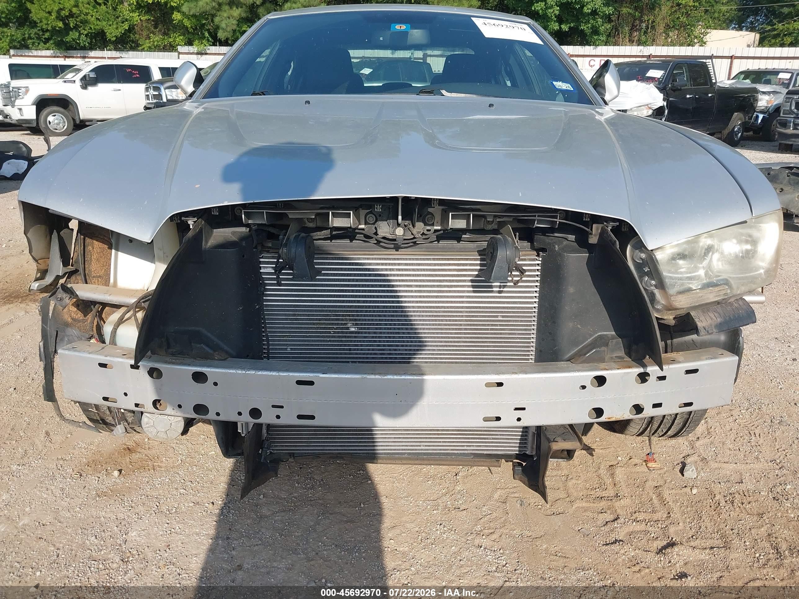 2012 Dodge Charger Sxt Silver vin: 2C3CDXHG8CH172826