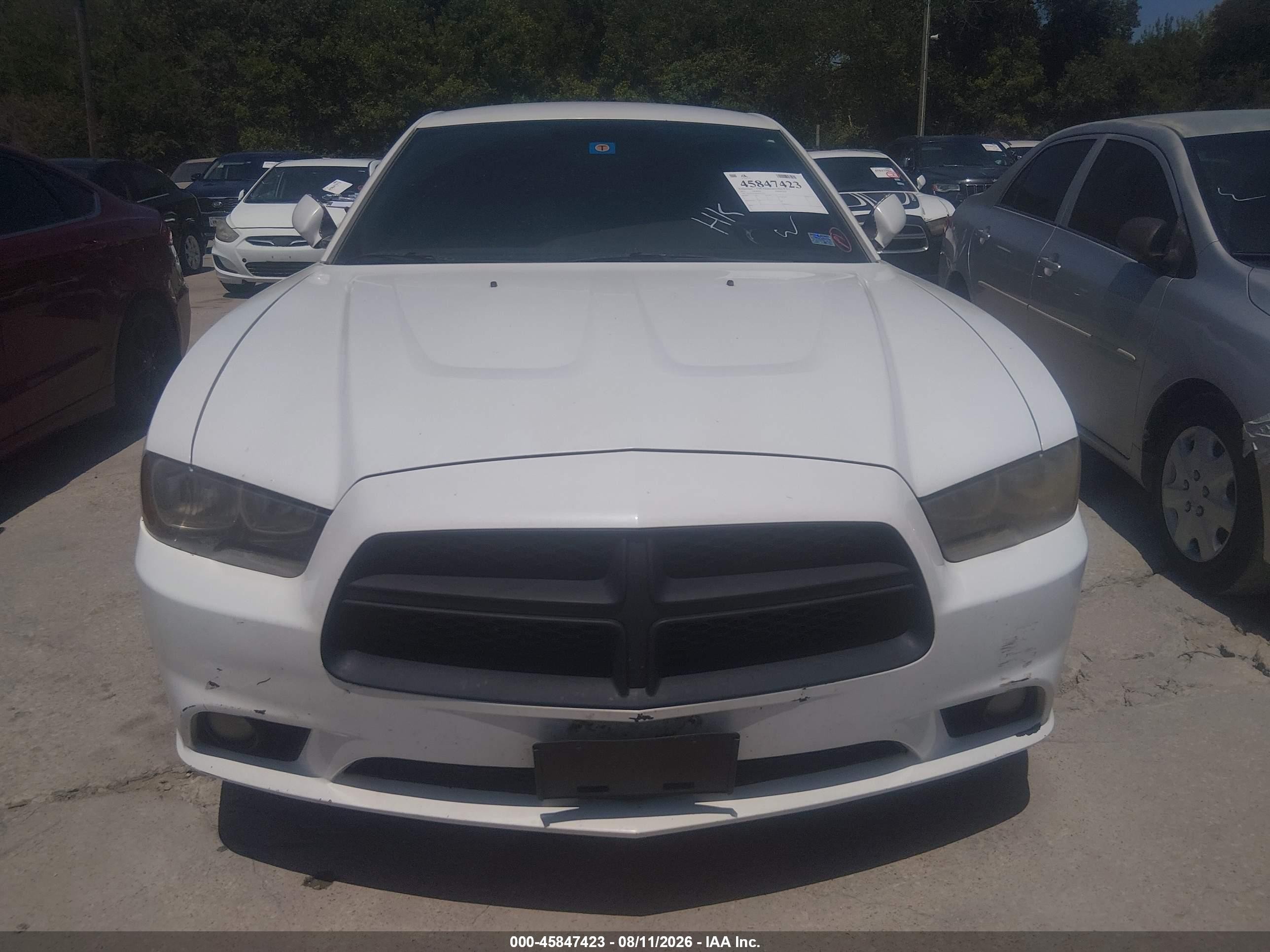 2013 Dodge Charger Sxt White vin: 2C3CDXHG8DH542478