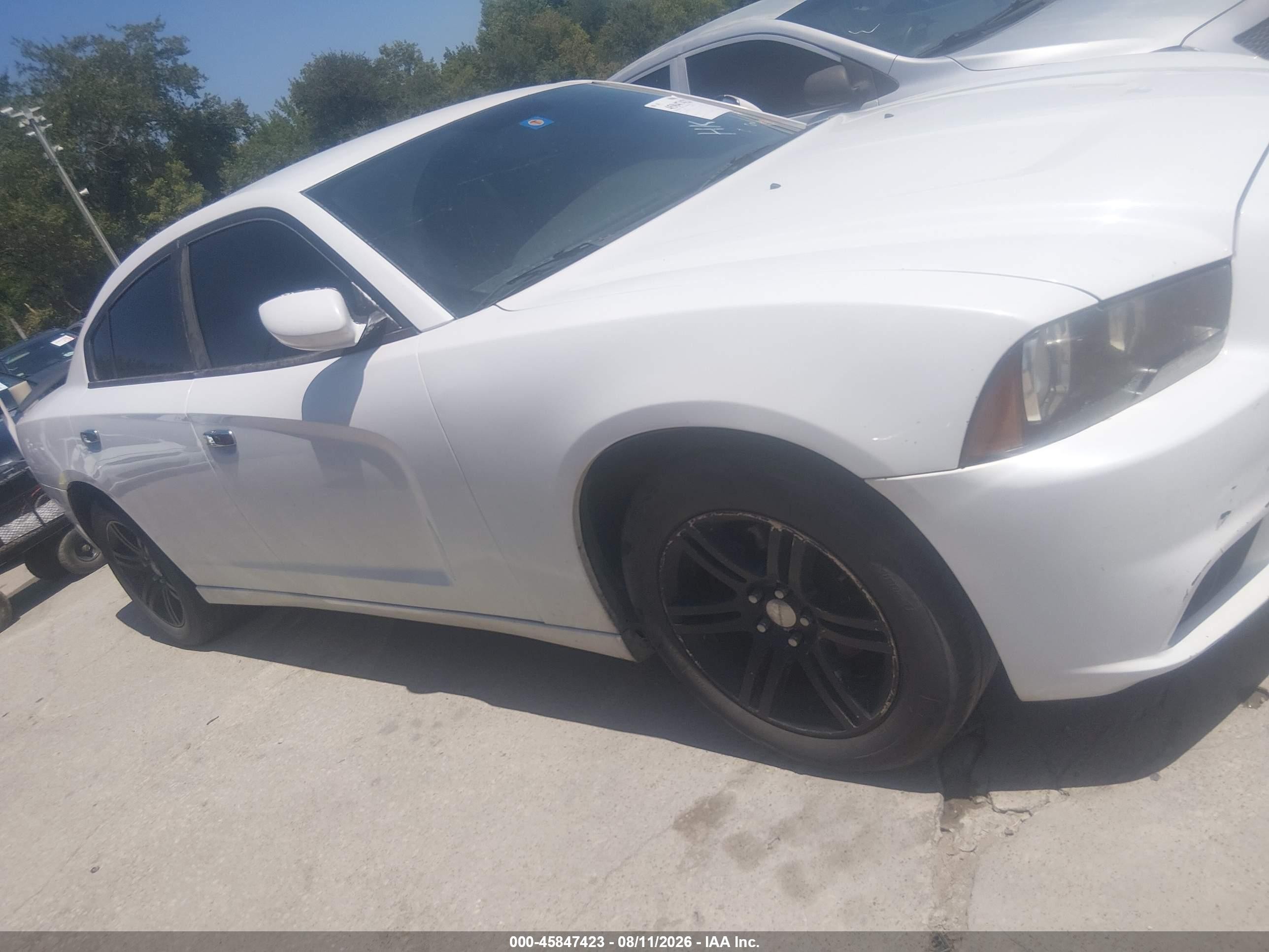2013 Dodge Charger Sxt White vin: 2C3CDXHG8DH542478