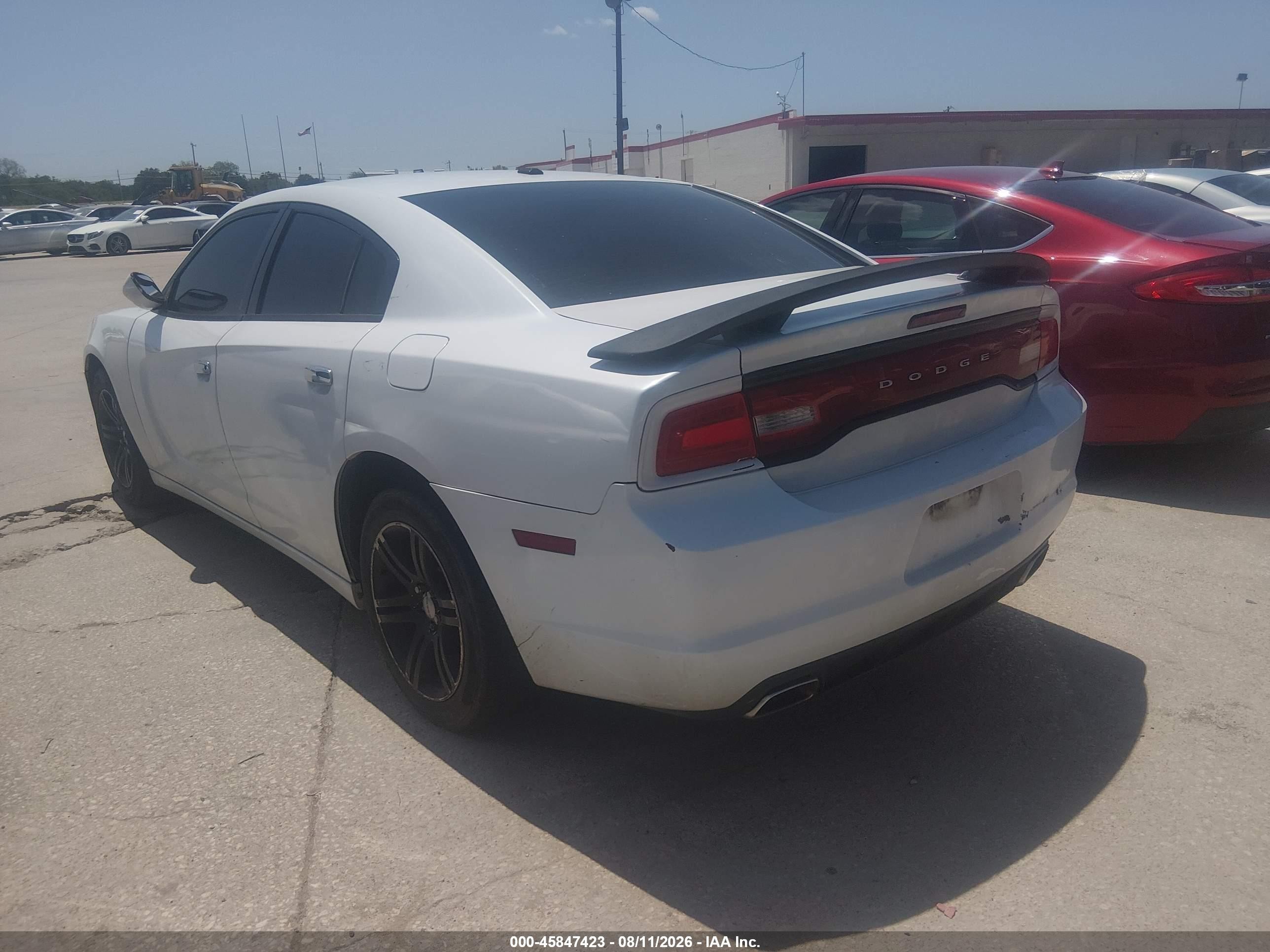 2013 Dodge Charger Sxt White vin: 2C3CDXHG8DH542478