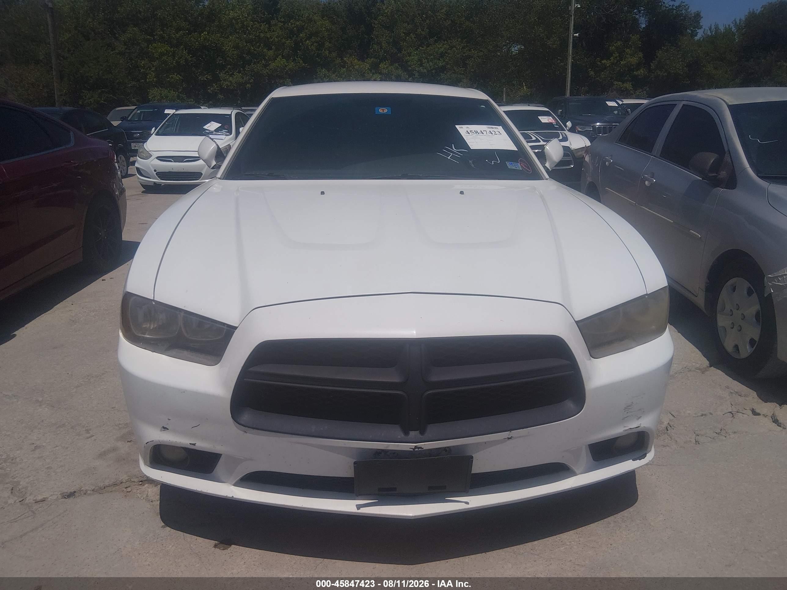 2013 Dodge Charger Sxt White vin: 2C3CDXHG8DH542478