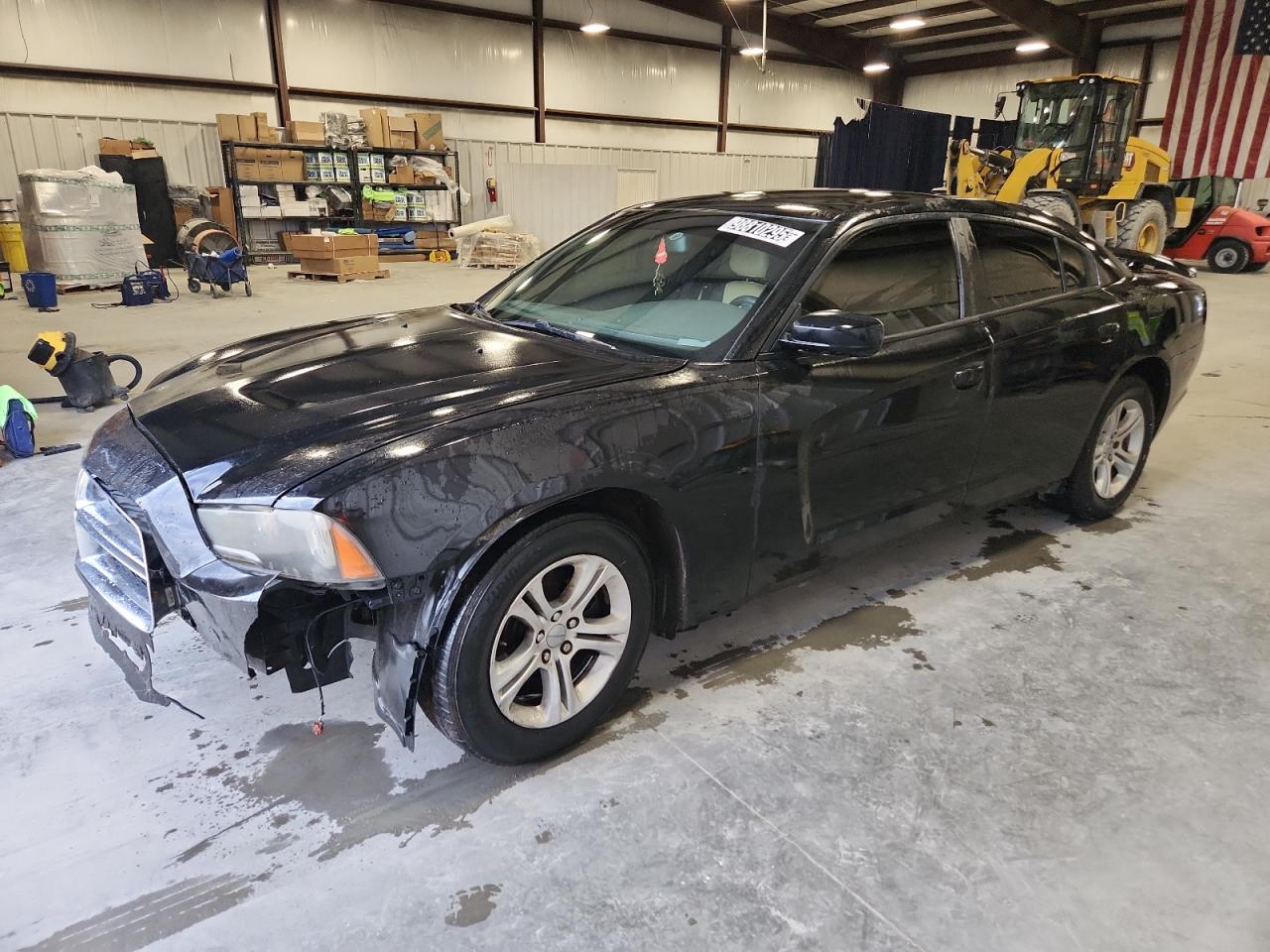 2013 Dodge Charger Sxt Black vin: 2C3CDXHG8DH725511 Damage: Left Front Fender, Dent(S) W/ Paint Dmg, 11 To 12 Inches