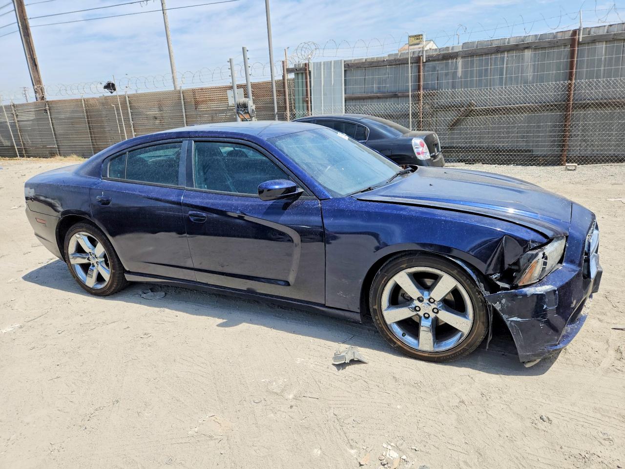 2014 Dodge Charger Sxt Blue vin: 2C3CDXHG8EH324543
