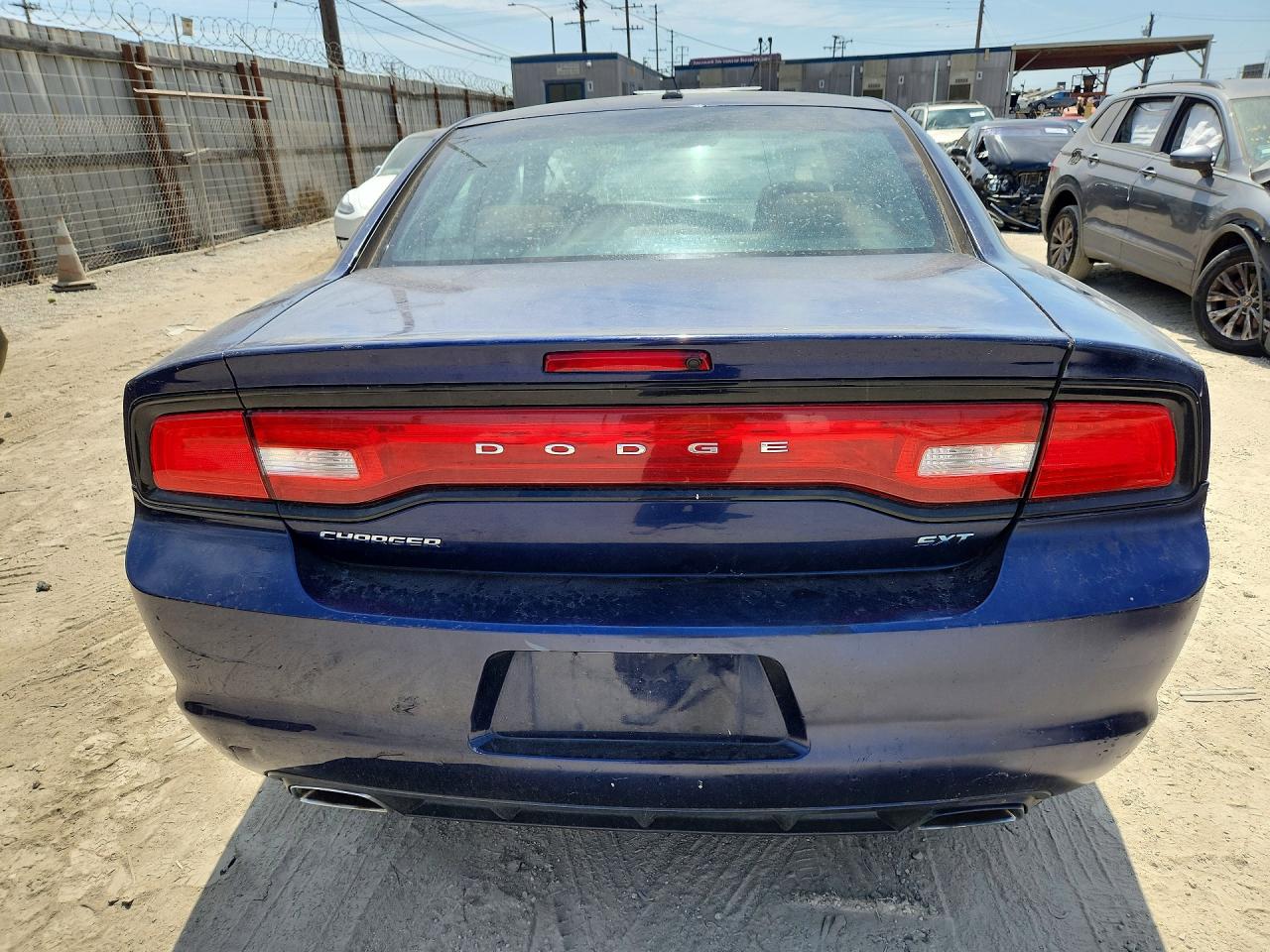 2014 Dodge Charger Sxt Blue vin: 2C3CDXHG8EH324543