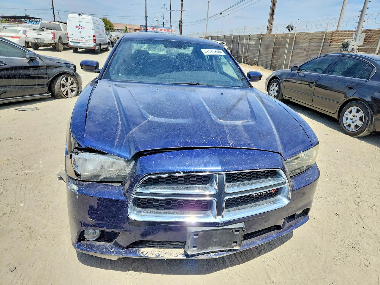 2014 Dodge Charger Sxt Blue vin: 2C3CDXHG8EH324543