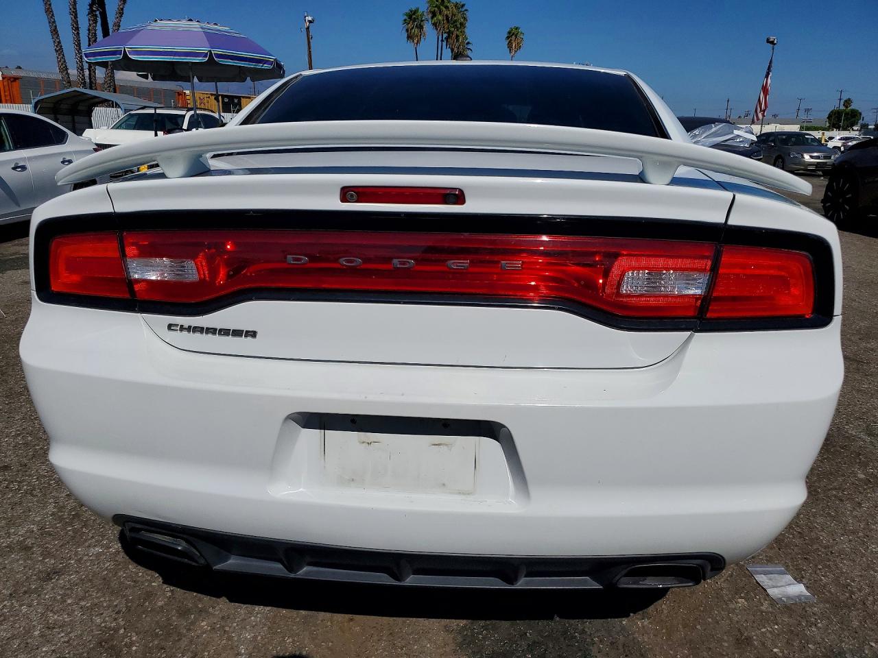 2014 Dodge Charger Sxt White vin: 2C3CDXHG8EH353492