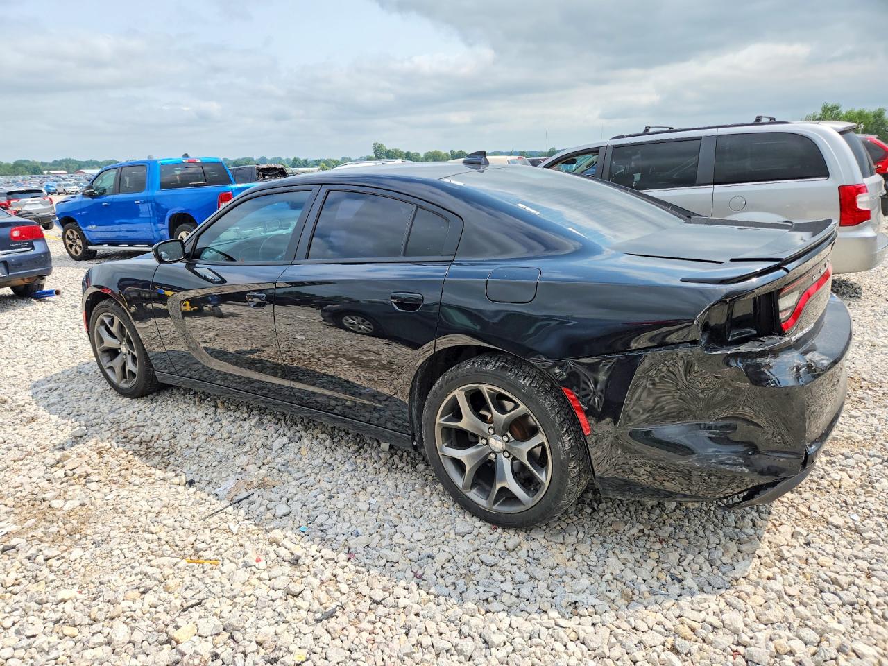 2015 Dodge Charger Sxt Черный vin: 2C3CDXHG8FH727827
