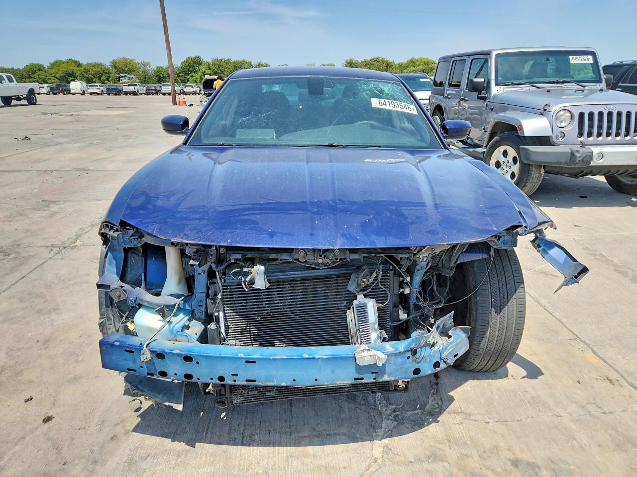 2015 Dodge Charger Sxt Синий vin: 2C3CDXHG8FH738410
