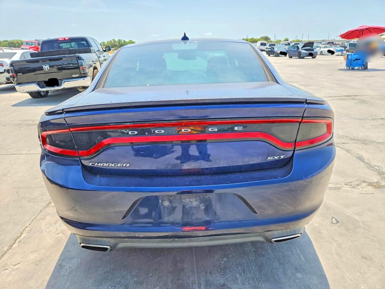2015 Dodge Charger Sxt Синий vin: 2C3CDXHG8FH738410
