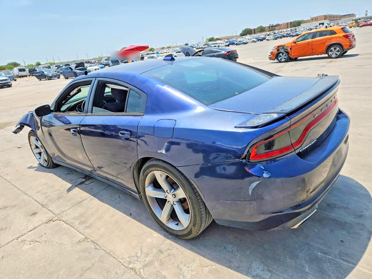 2015 Dodge Charger Sxt Синий vin: 2C3CDXHG8FH738410