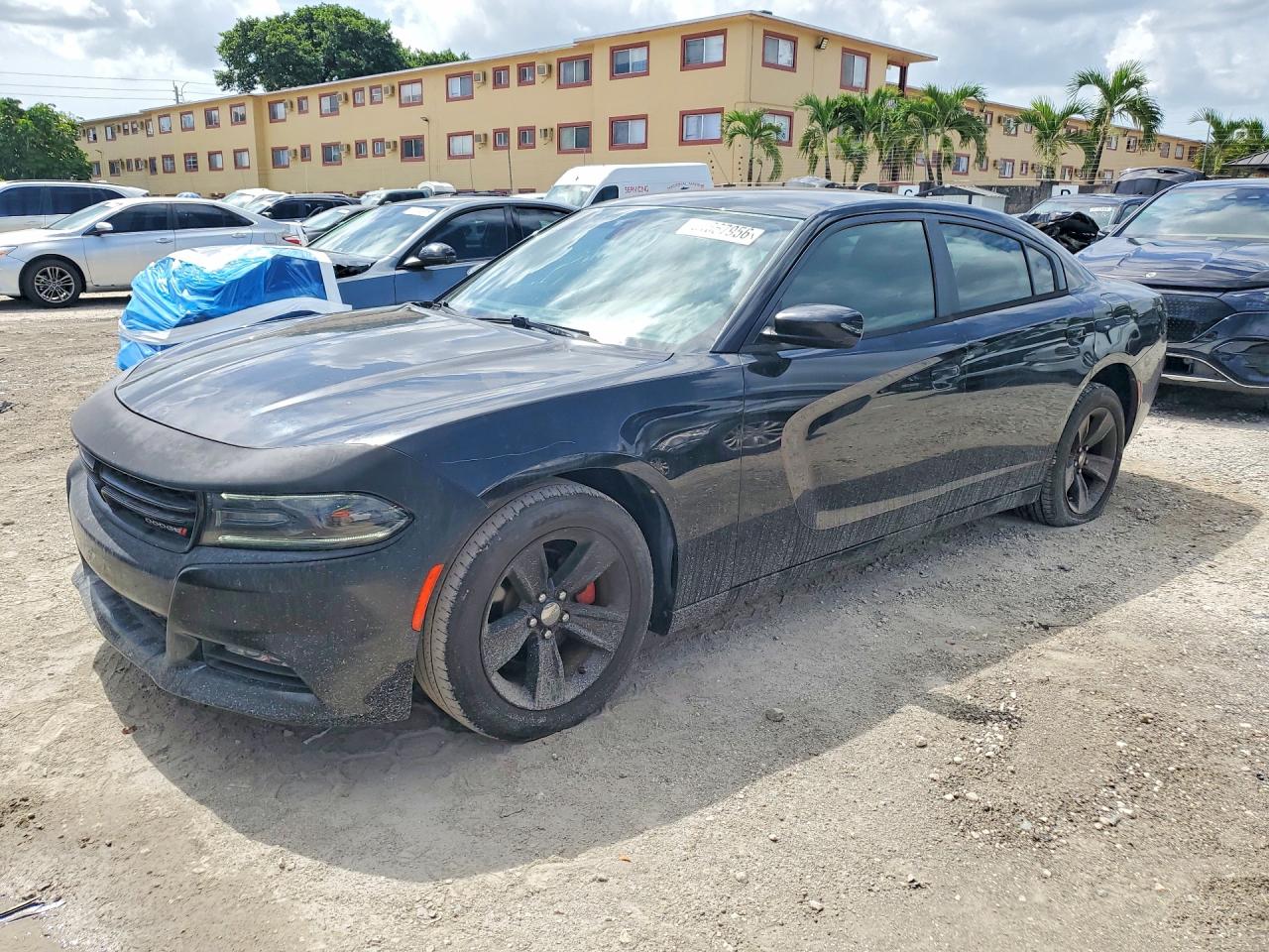 2015 Dodge Charger Sxt Black vin: 2C3CDXHG8FH749908