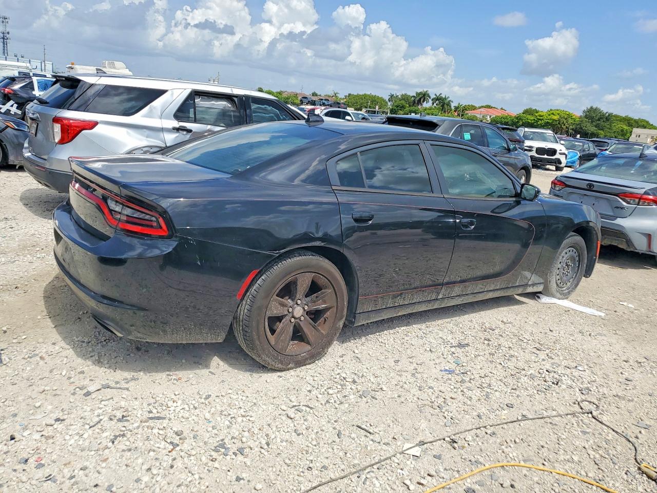 2015 Dodge Charger Sxt Black vin: 2C3CDXHG8FH749908
