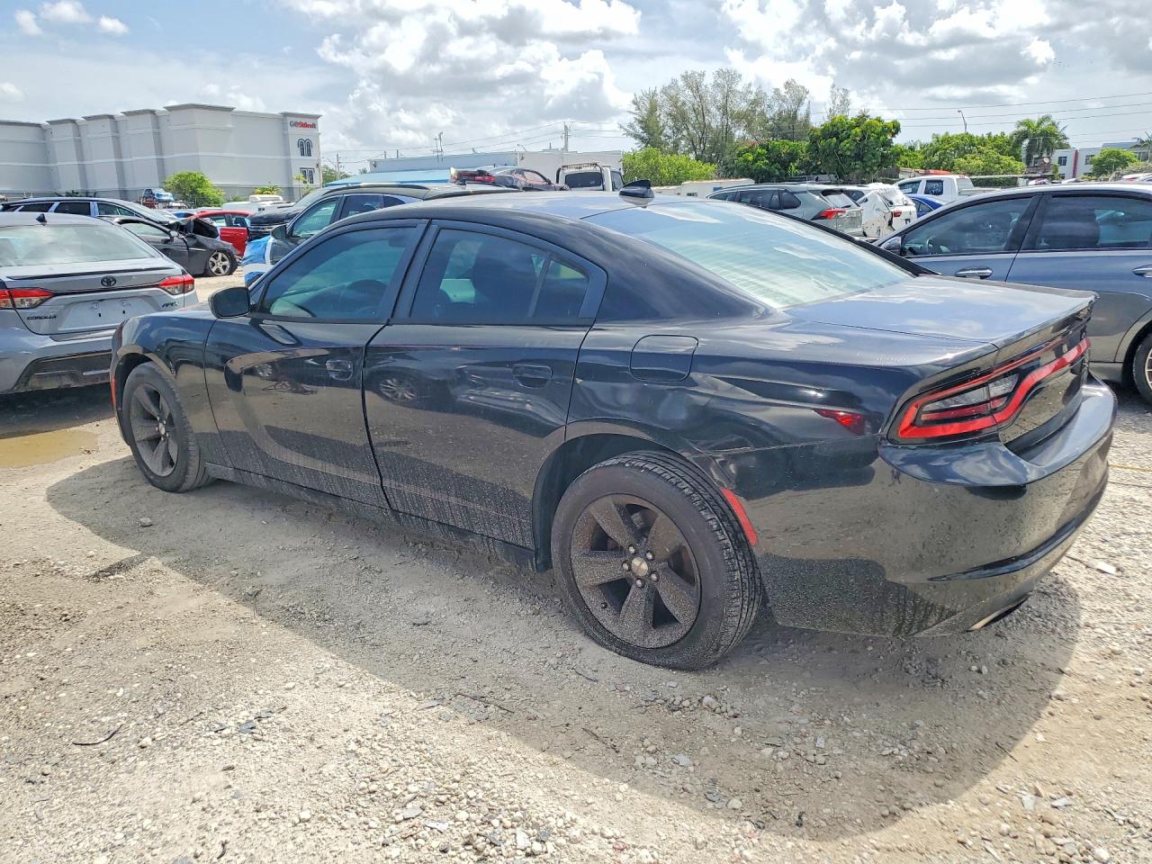 2015 Dodge Charger Sxt Black vin: 2C3CDXHG8FH749908