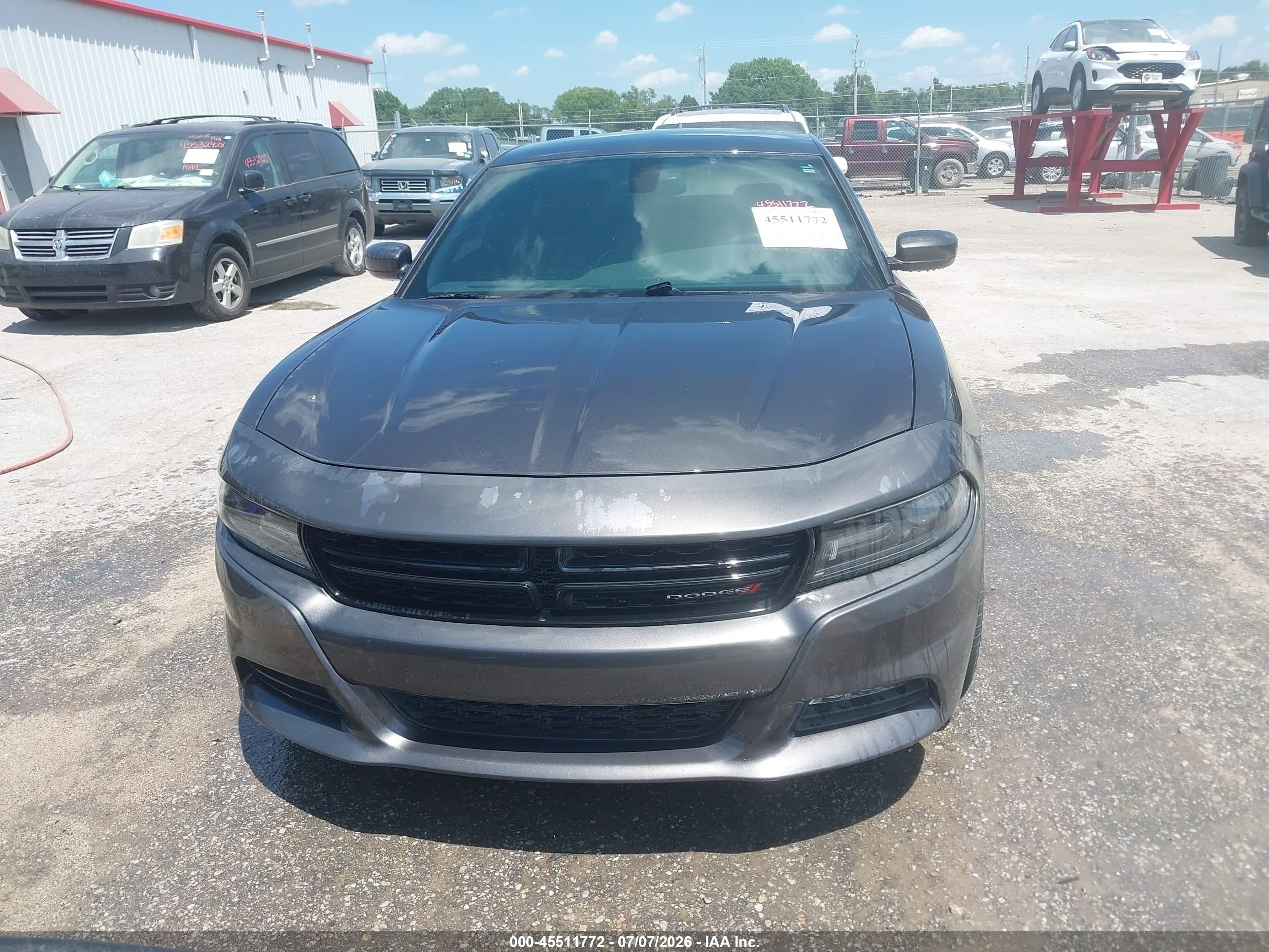 2015 Dodge Charger Sxt Gray vin: 2C3CDXHG8FH789602