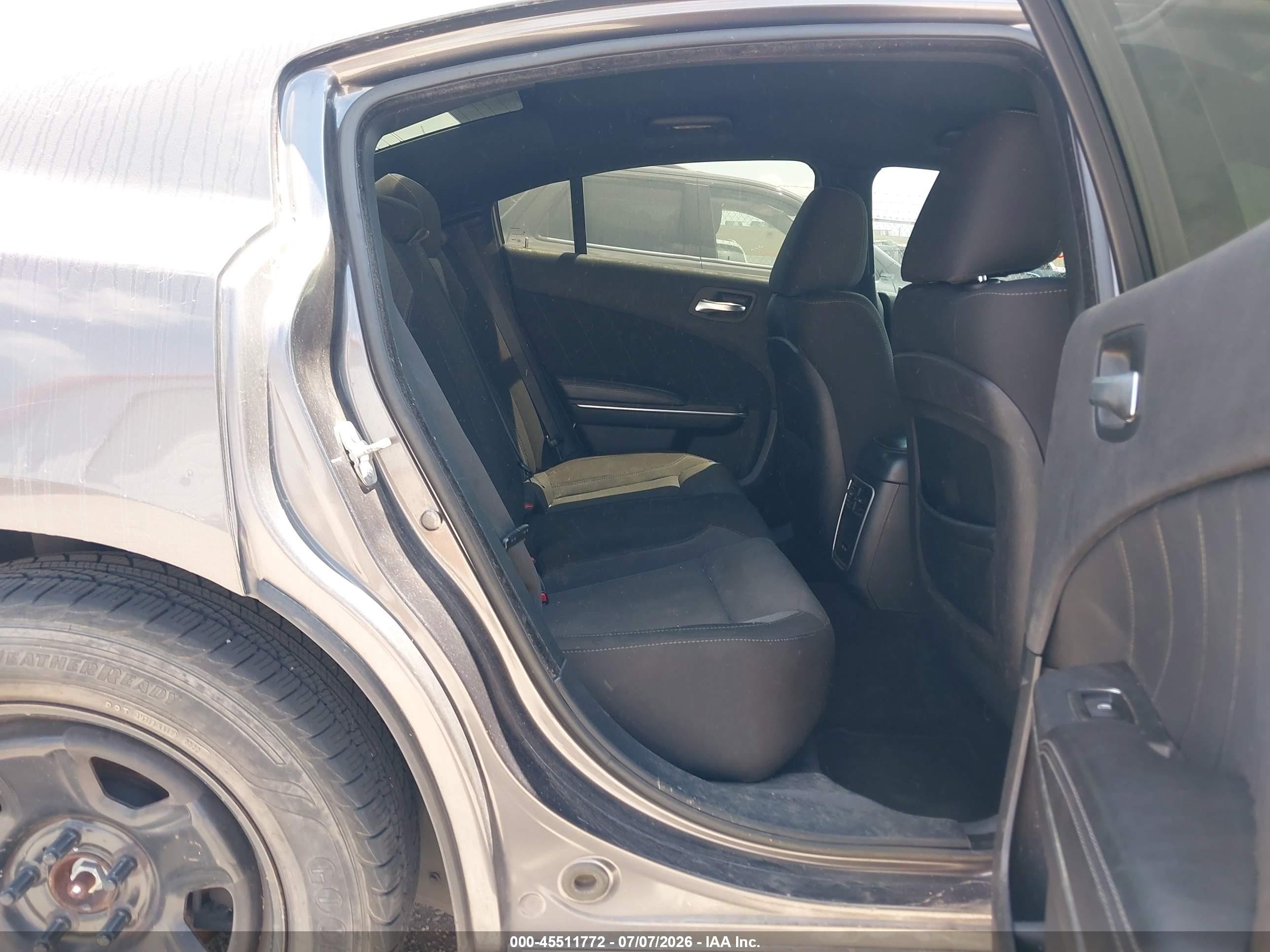 2015 Dodge Charger Sxt Gray vin: 2C3CDXHG8FH789602
