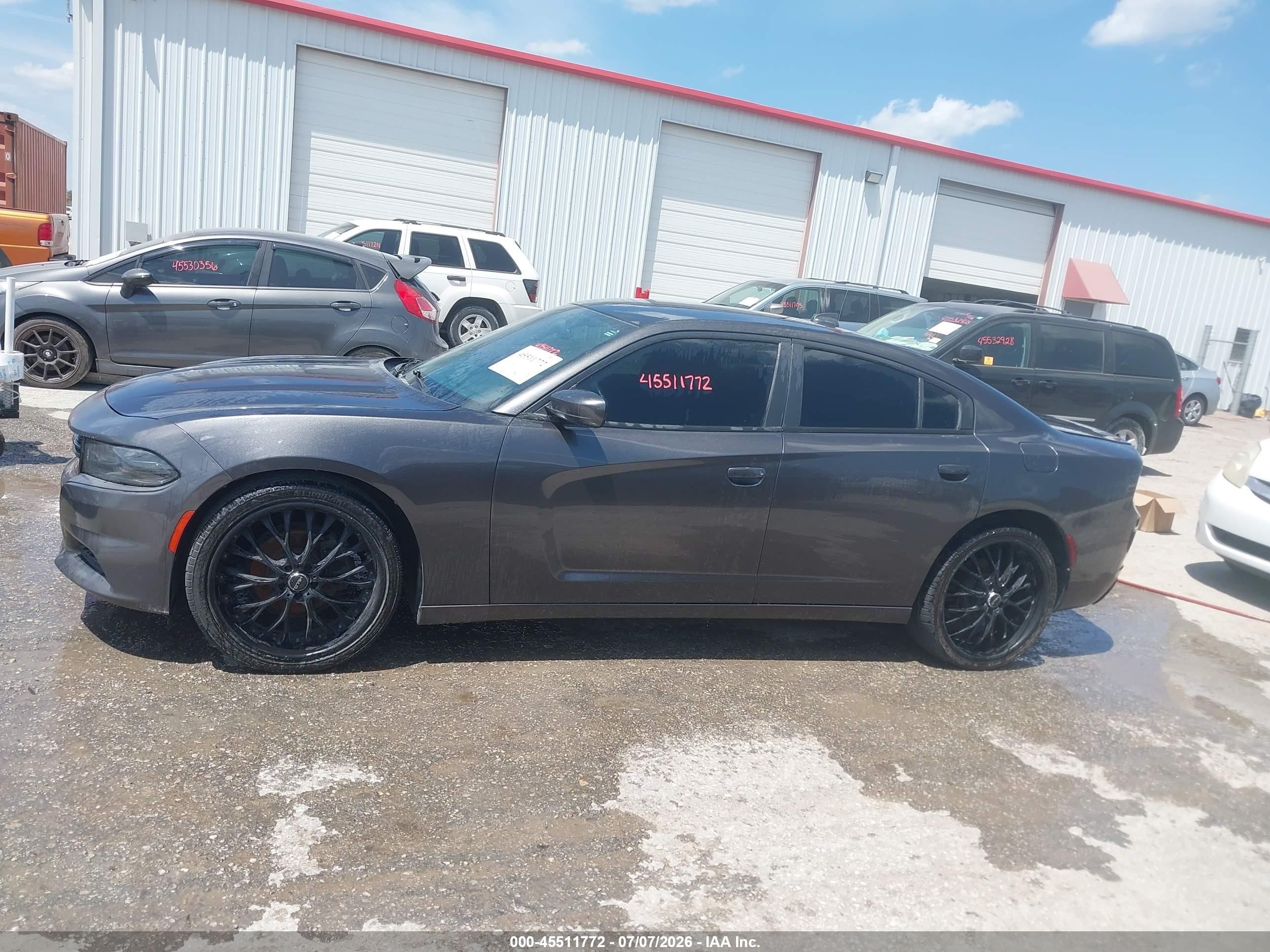 2015 Dodge Charger Sxt Gray vin: 2C3CDXHG8FH789602