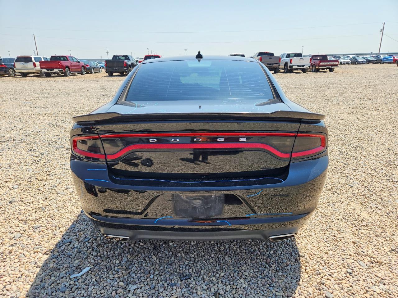 2015 Dodge Charger Sxt Black vin: 2C3CDXHG8FH794704