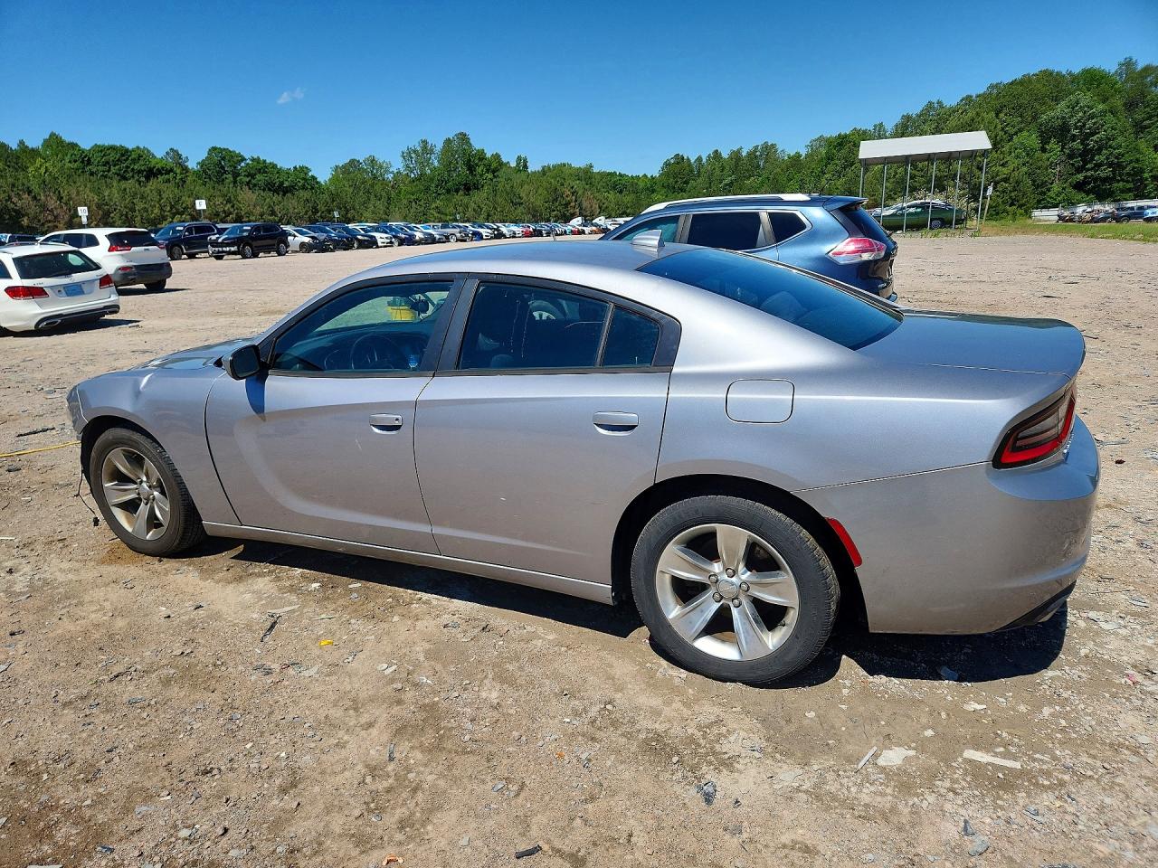 2015 Dodge Charger Sxt Серебряный vin: 2C3CDXHG8FH824185