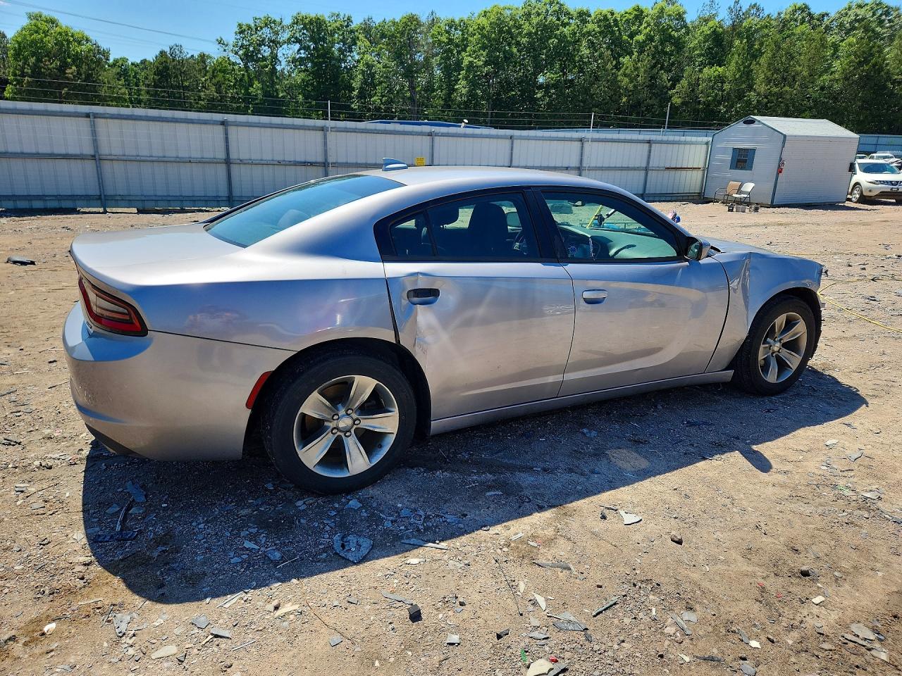 2015 Dodge Charger Sxt Серебряный vin: 2C3CDXHG8FH824185