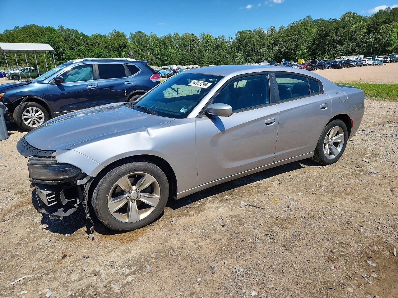 2015 Dodge Charger Sxt Серебряный vin: 2C3CDXHG8FH824185