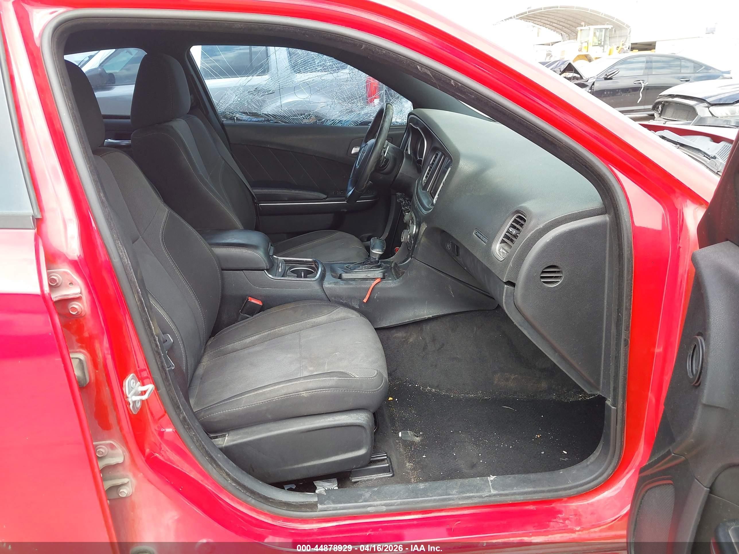 2015 Dodge Charger Sxt Red vin: 2C3CDXHG8FH907227
