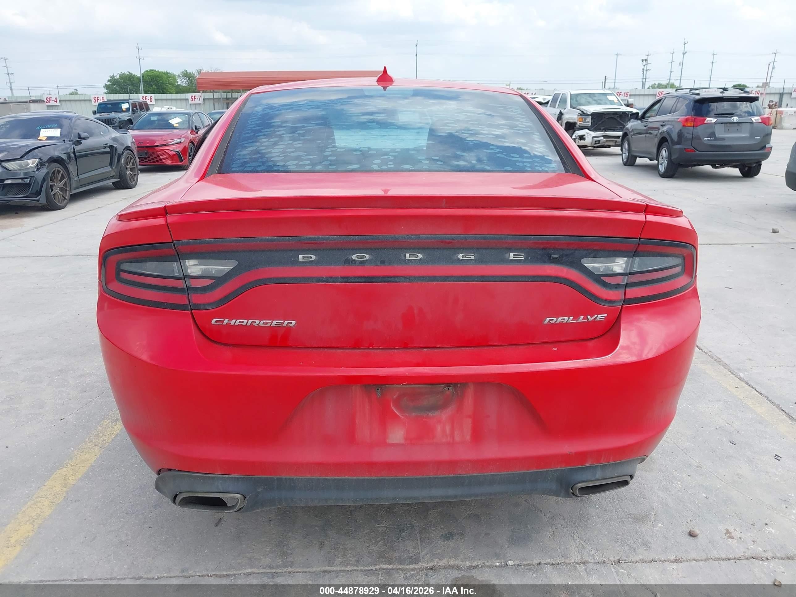 2015 Dodge Charger Sxt Red vin: 2C3CDXHG8FH907227