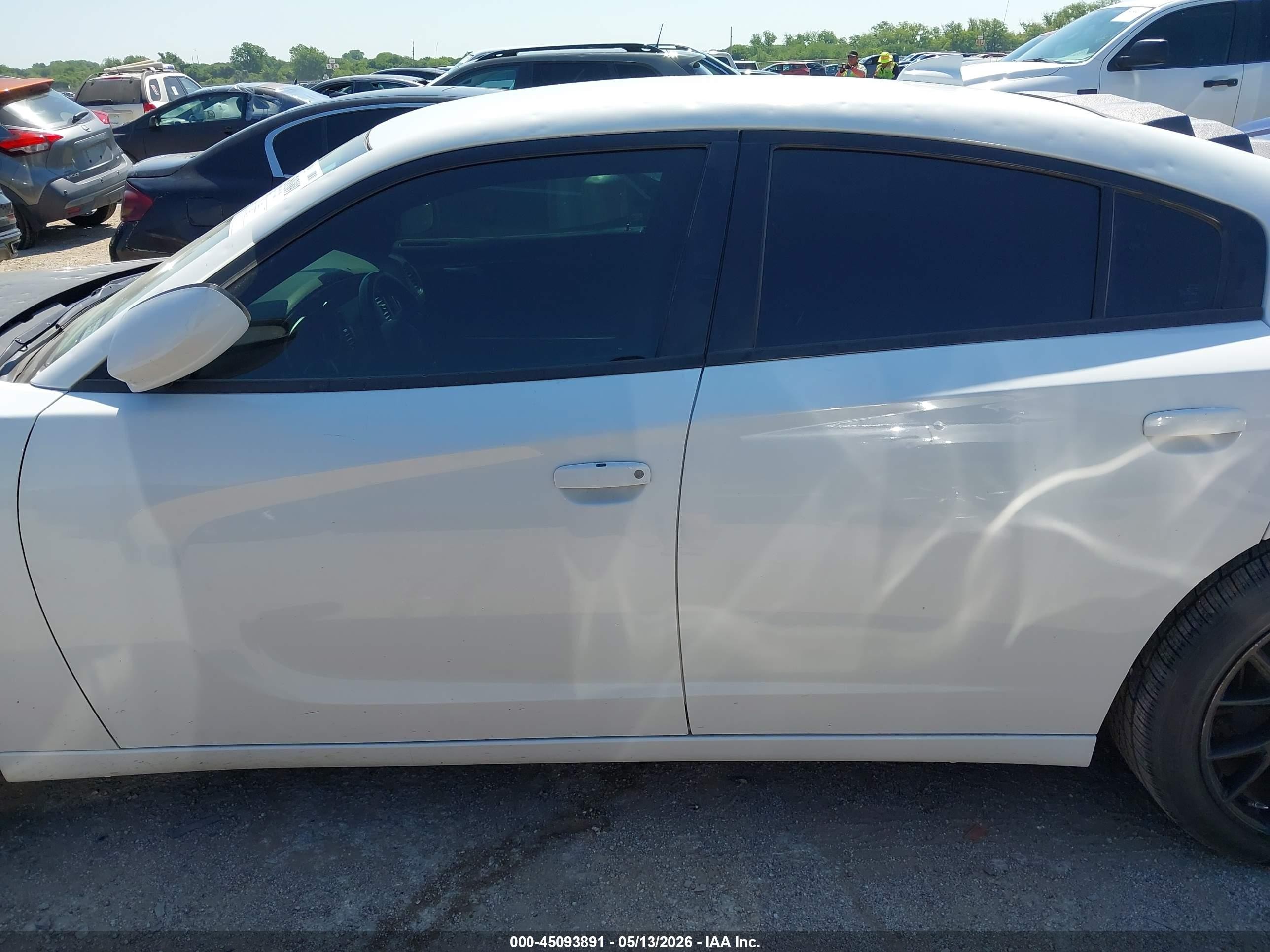 2018 Dodge Charger Sxt Plus Rwd White vin: 2C3CDXHG8JH176470