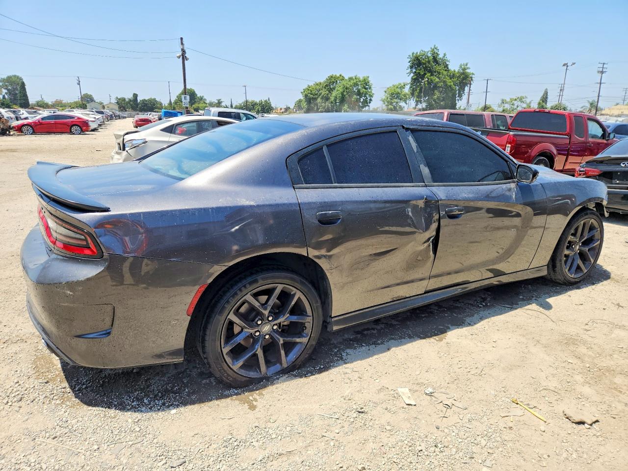 2021 Dodge Charger Gt Gray vin: 2C3CDXHG8MH633816
