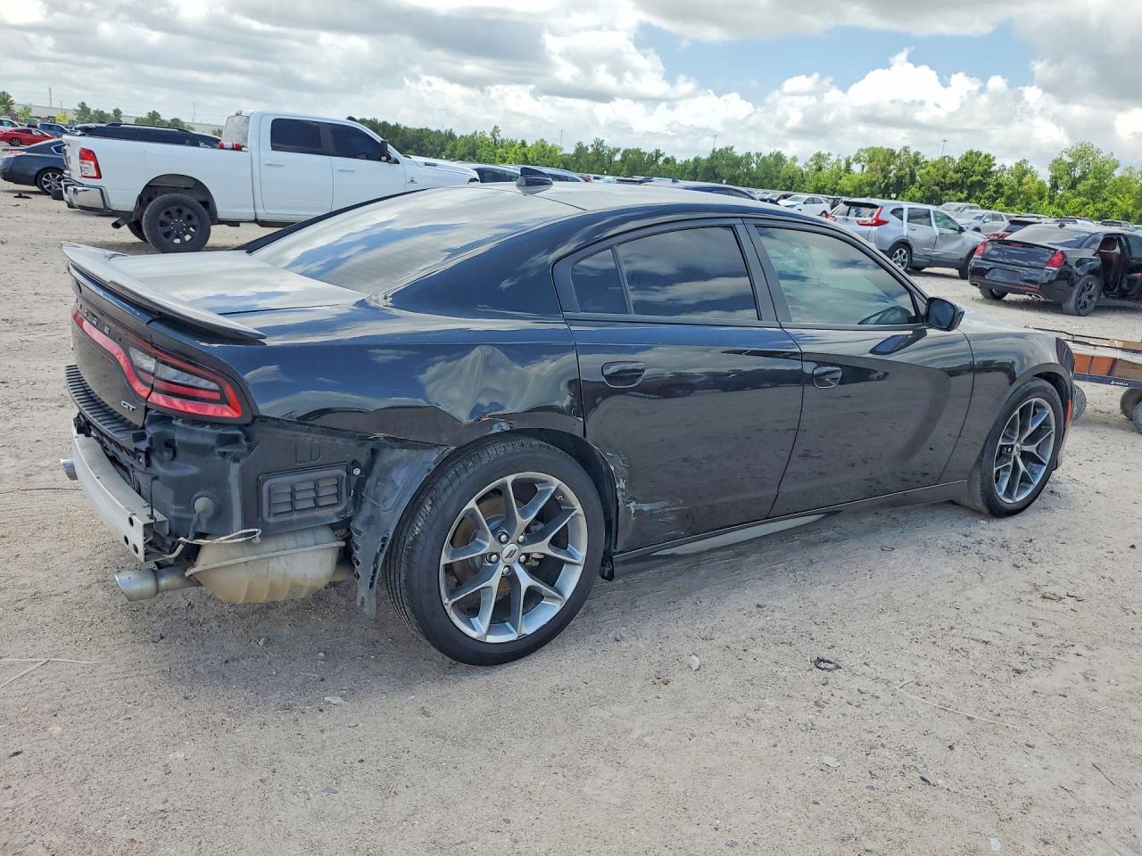 2022 Dodge Charger Gt Black vin: 2C3CDXHG8NH160940