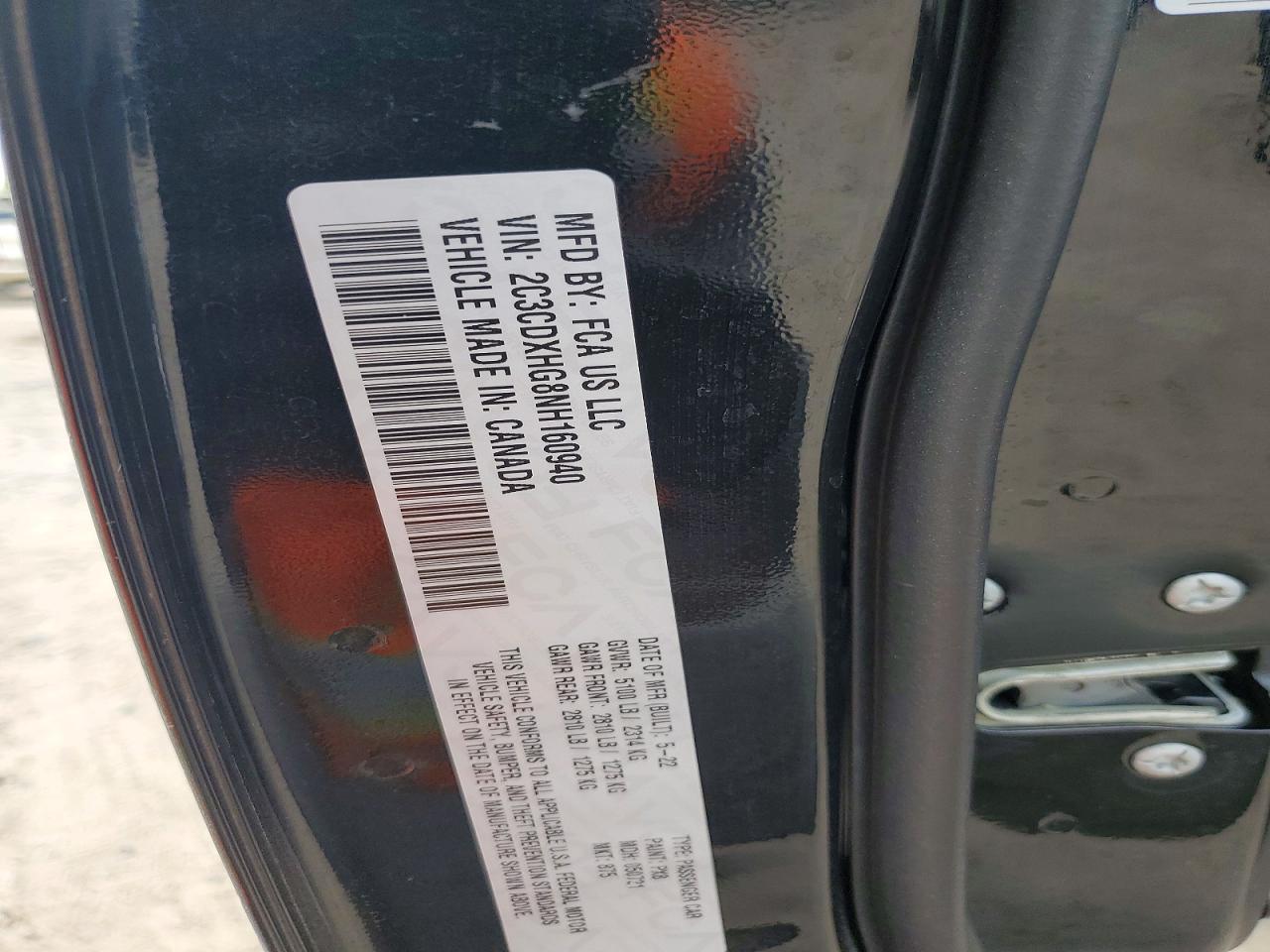 2022 Dodge Charger Gt Black vin: 2C3CDXHG8NH160940