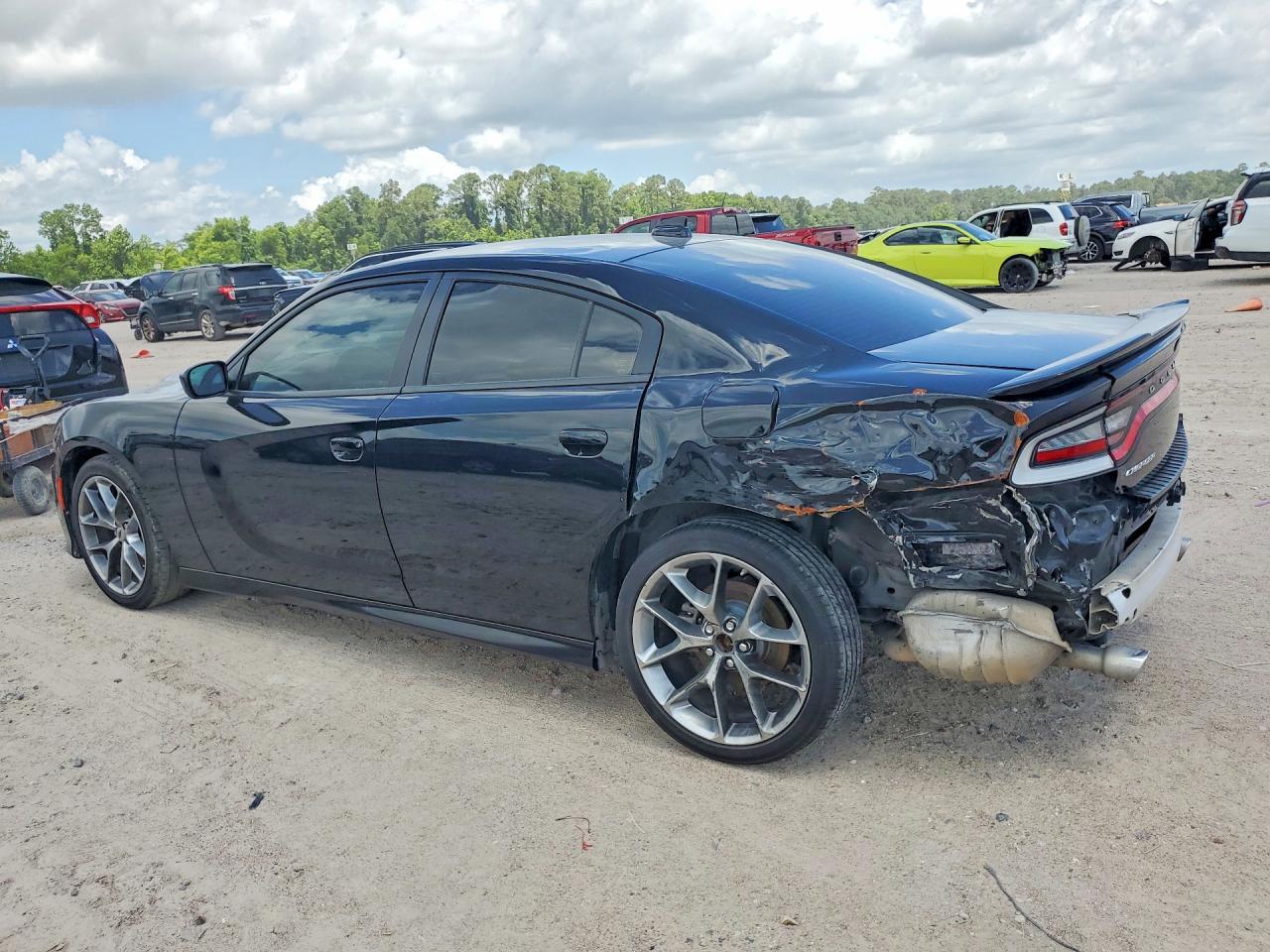 2022 Dodge Charger Gt Black vin: 2C3CDXHG8NH160940