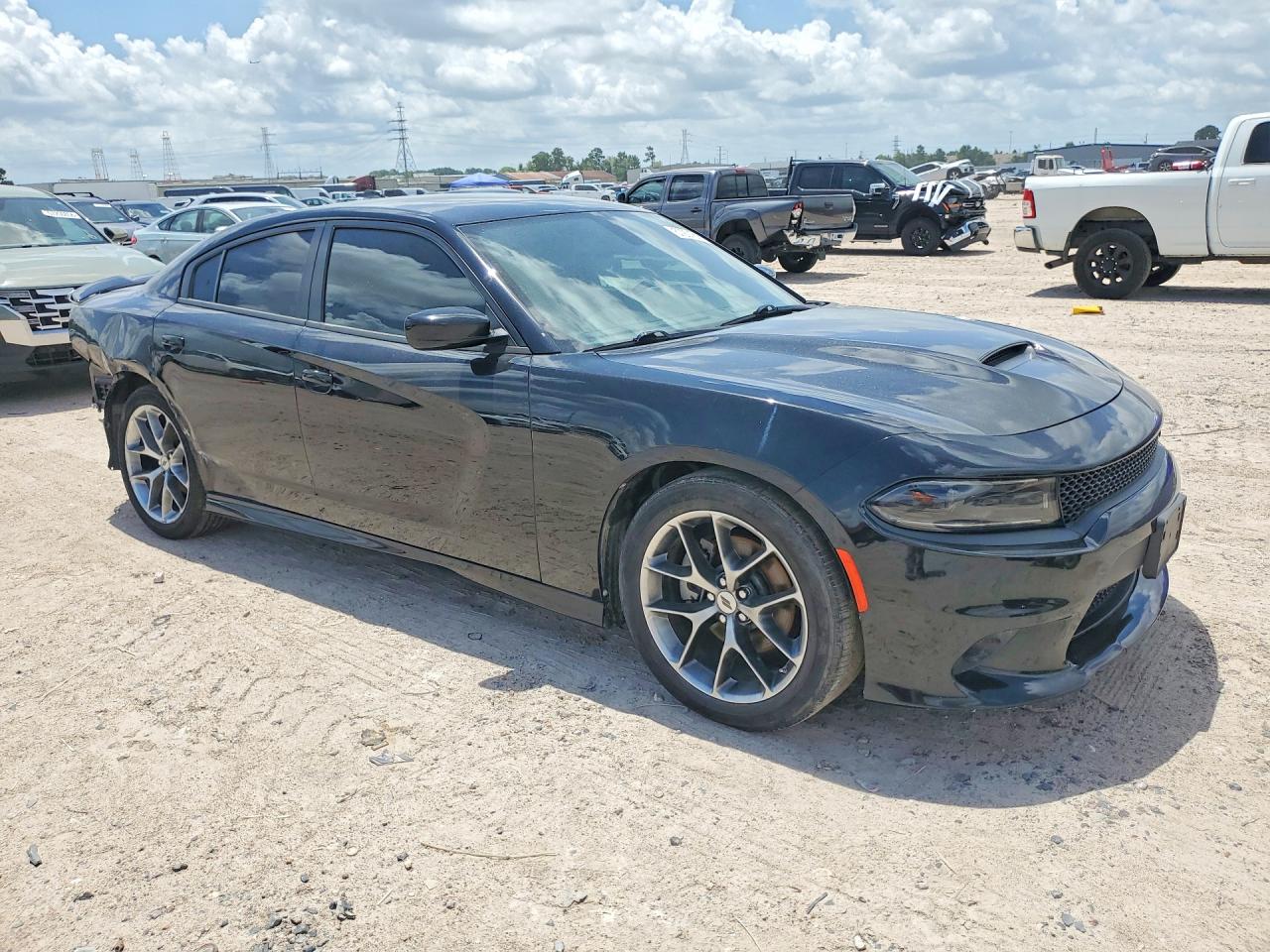 2022 Dodge Charger Gt Black vin: 2C3CDXHG8NH160940
