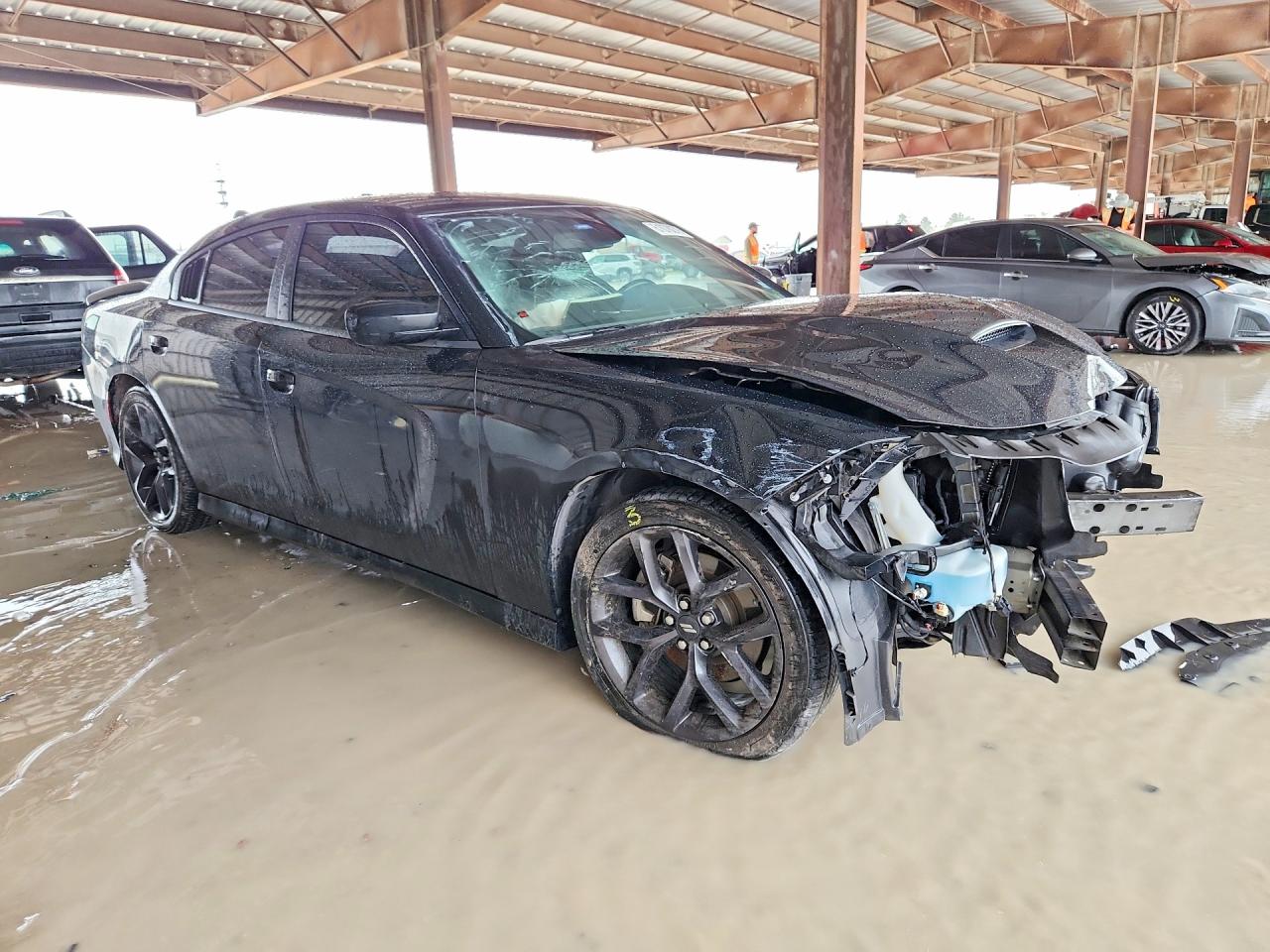 2023 Dodge Charger Gt Black vin: 2C3CDXHG8PH555266