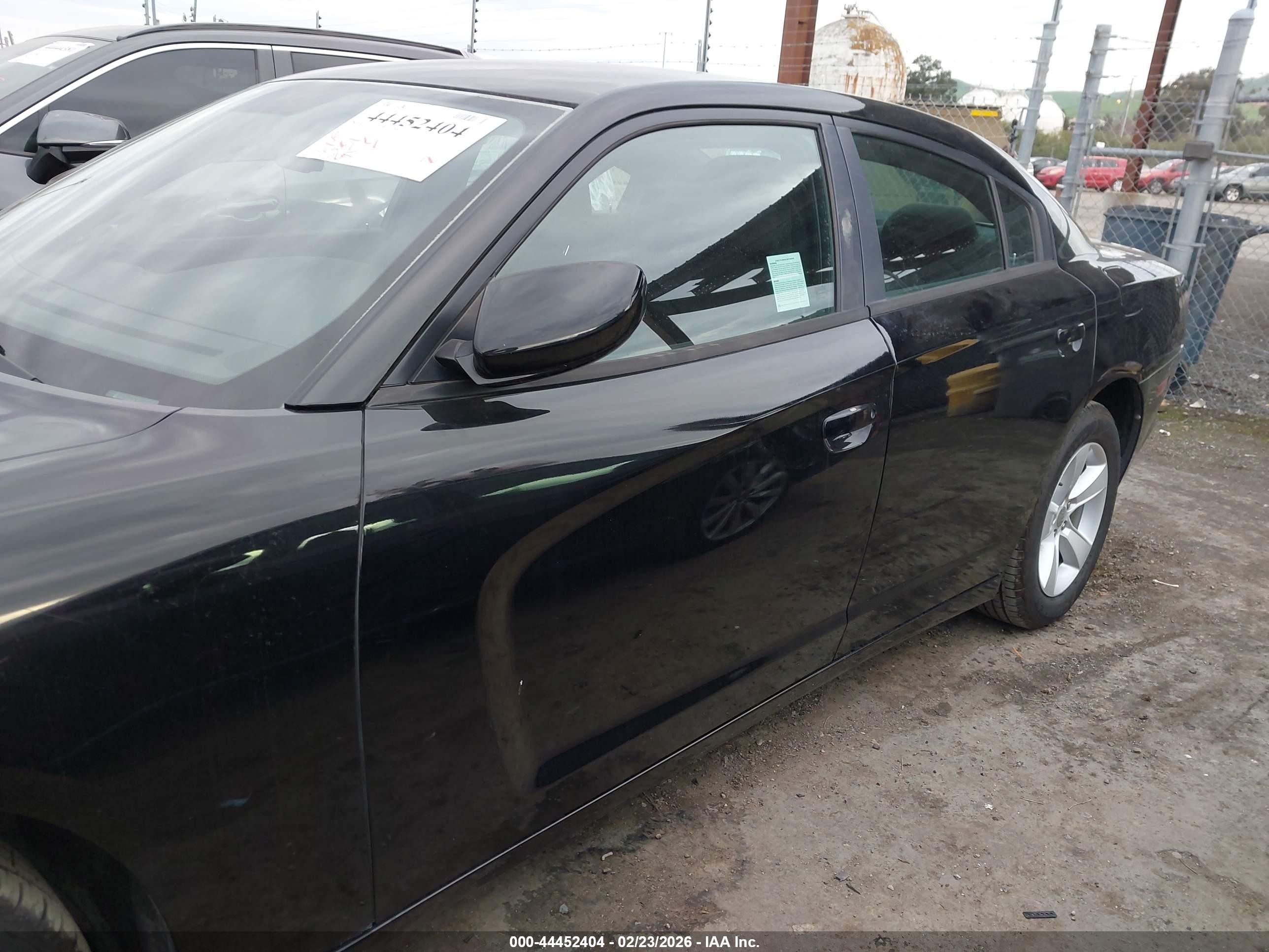 2012 Dodge Charger Sxt Black vin: 2C3CDXHG9CH174374