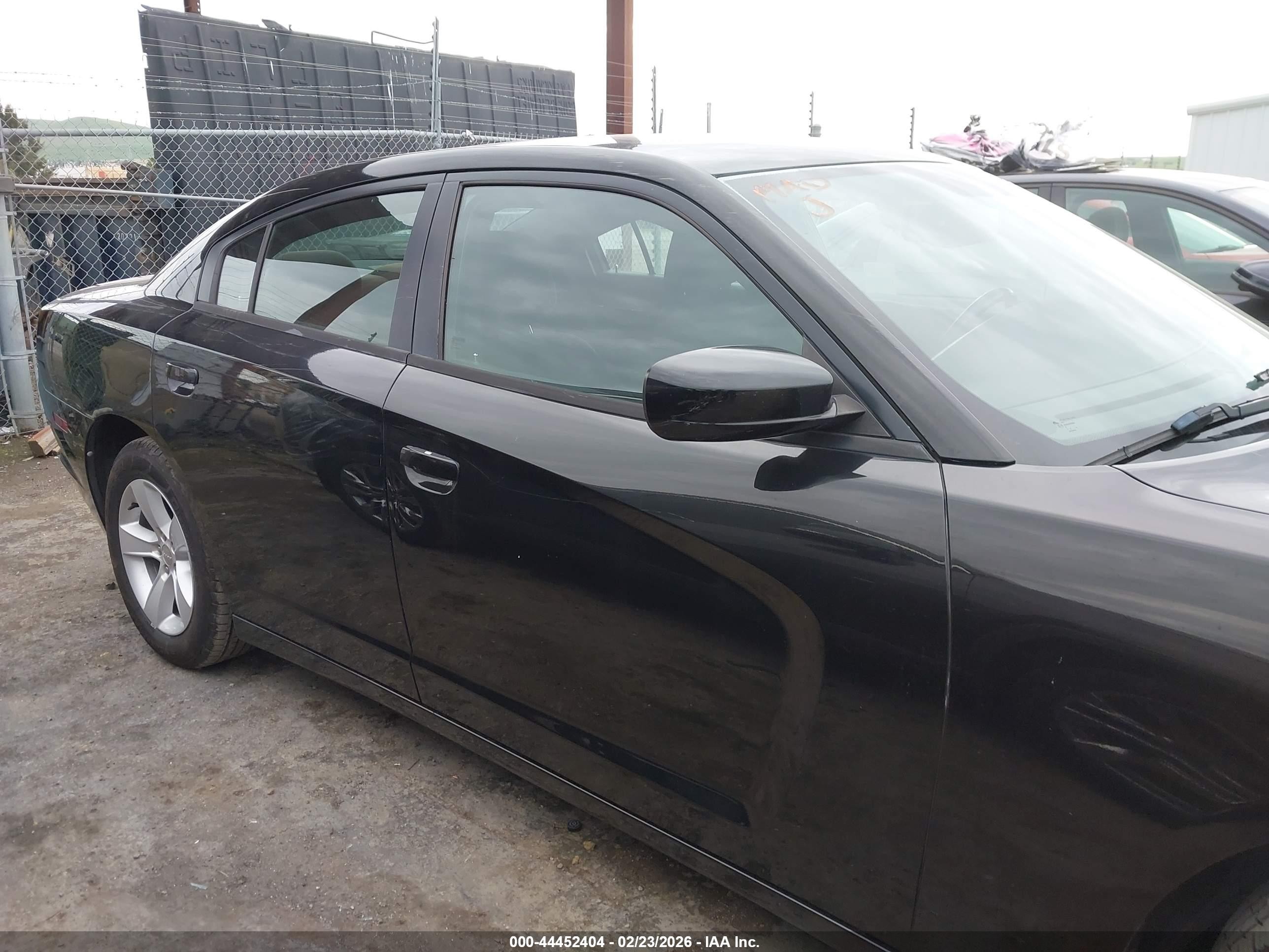 2012 Dodge Charger Sxt Black vin: 2C3CDXHG9CH174374