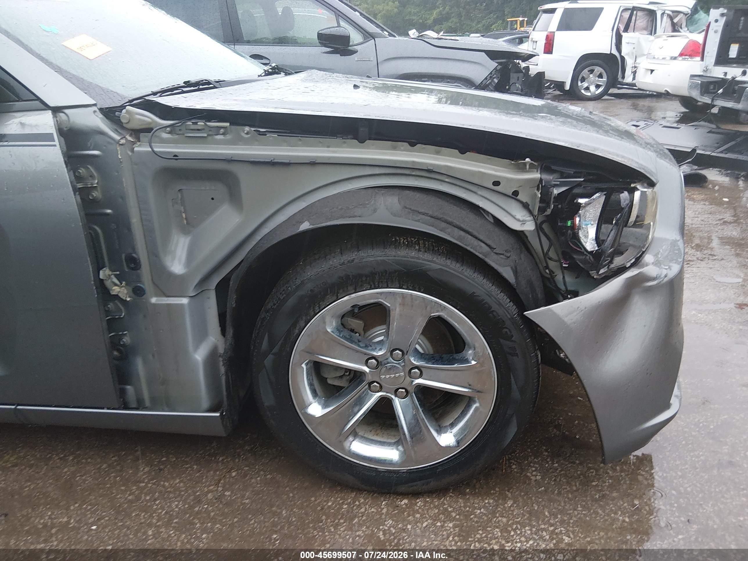 2012 Dodge Charger Sxt Gray vin: 2C3CDXHG9CH184466