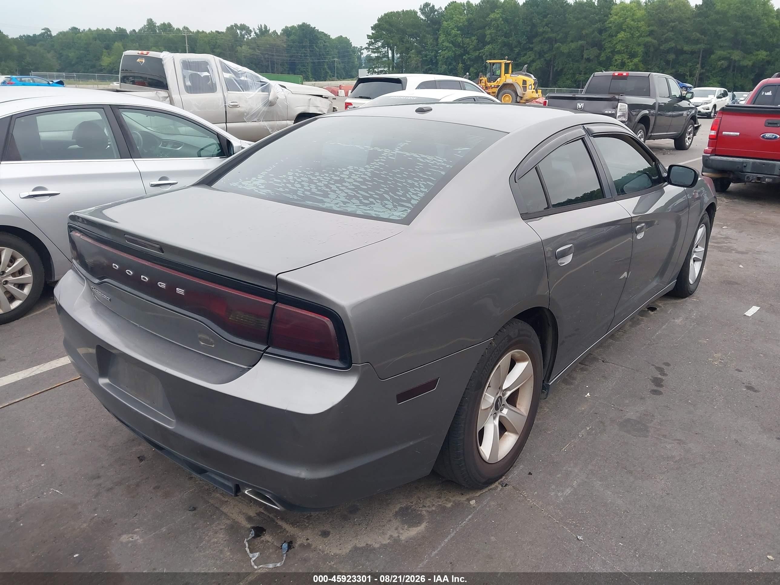 2012 Dodge Charger Sxt Серый vin: 2C3CDXHG9CH247470