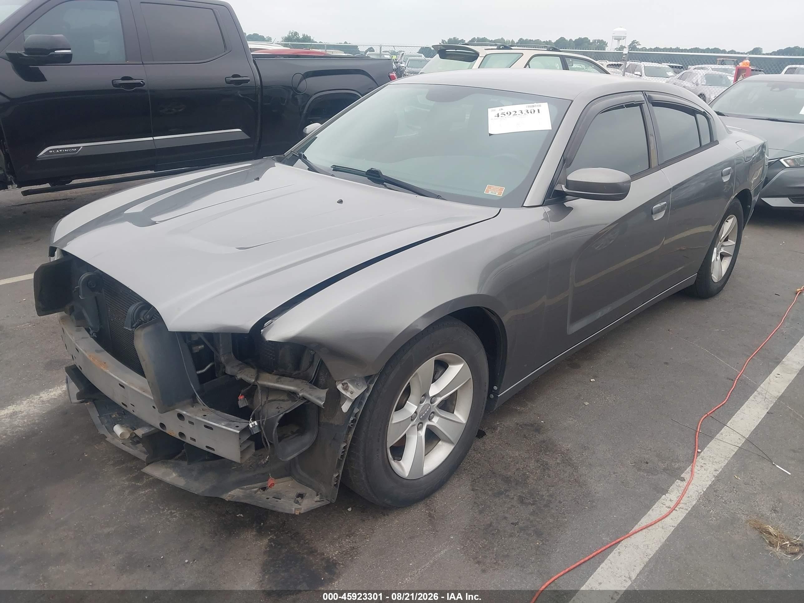 2012 Dodge Charger Sxt Серый vin: 2C3CDXHG9CH247470